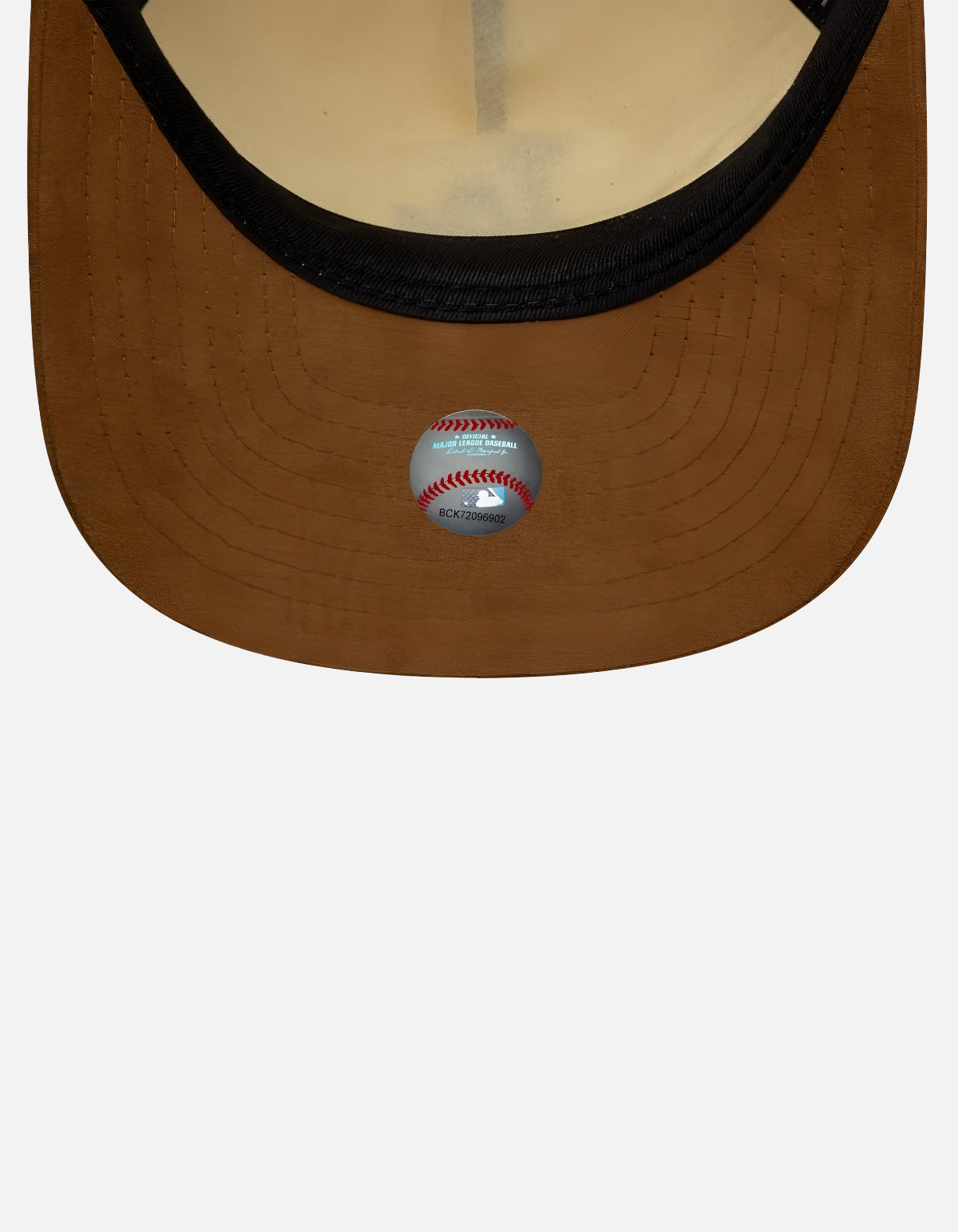 Gorra New Era MLB Suede Visor LA Dodgers 9FIFTY Y A-Frame Snapback Beige