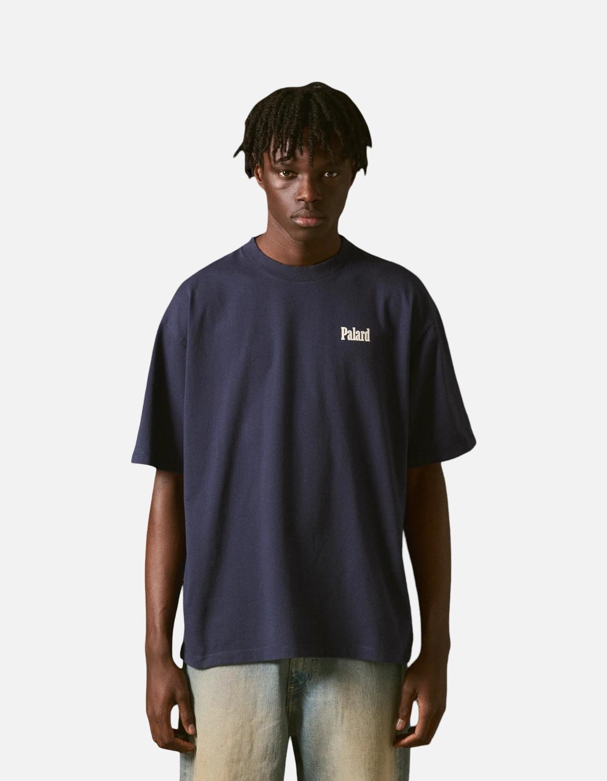 Camiseta Navy Cigarrillo con Pintalabios de Palard