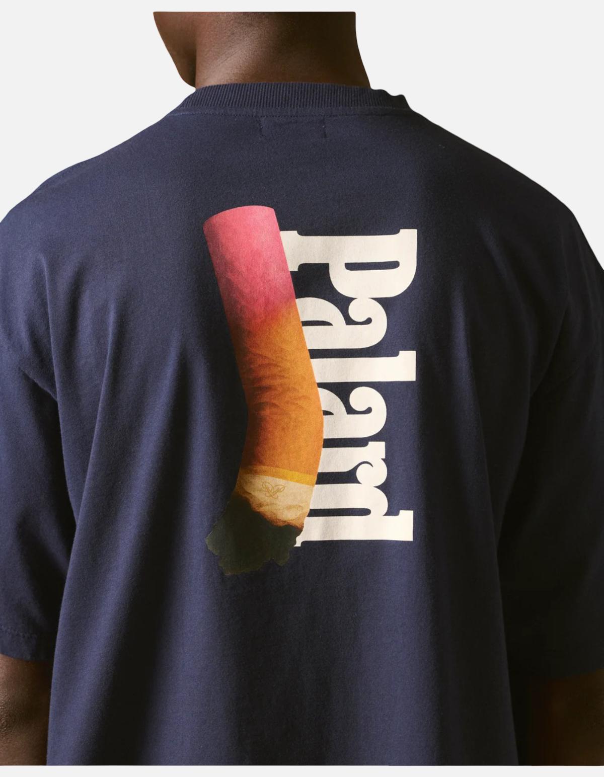 Camiseta Navy Cigarrillo con Pintalabios de Palard