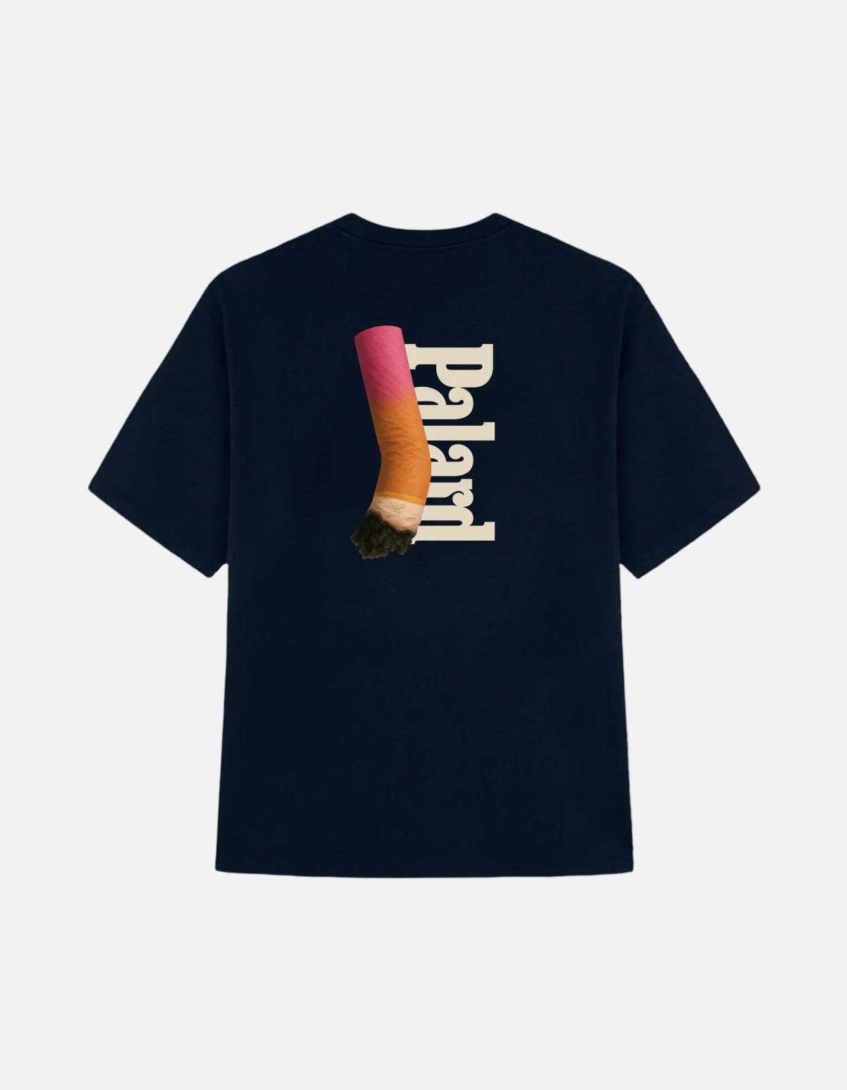 Camiseta Navy Cigarrillo con Pintalabios de Palard