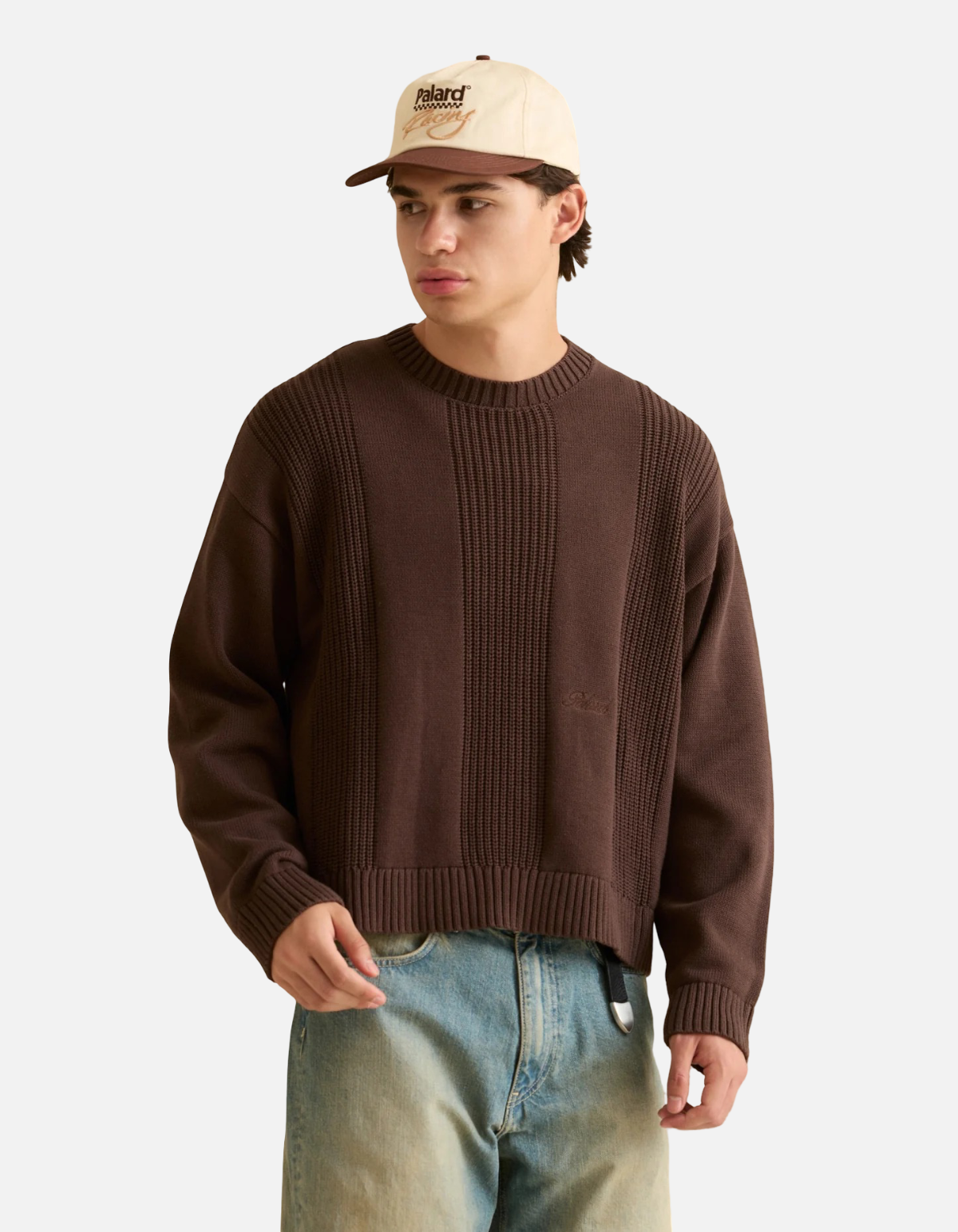Jersey de punto Corinto en marrón de Palard