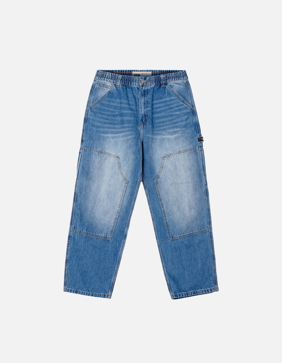 Pantalón The Props Carpenter Denim Washed Blue de Grimey