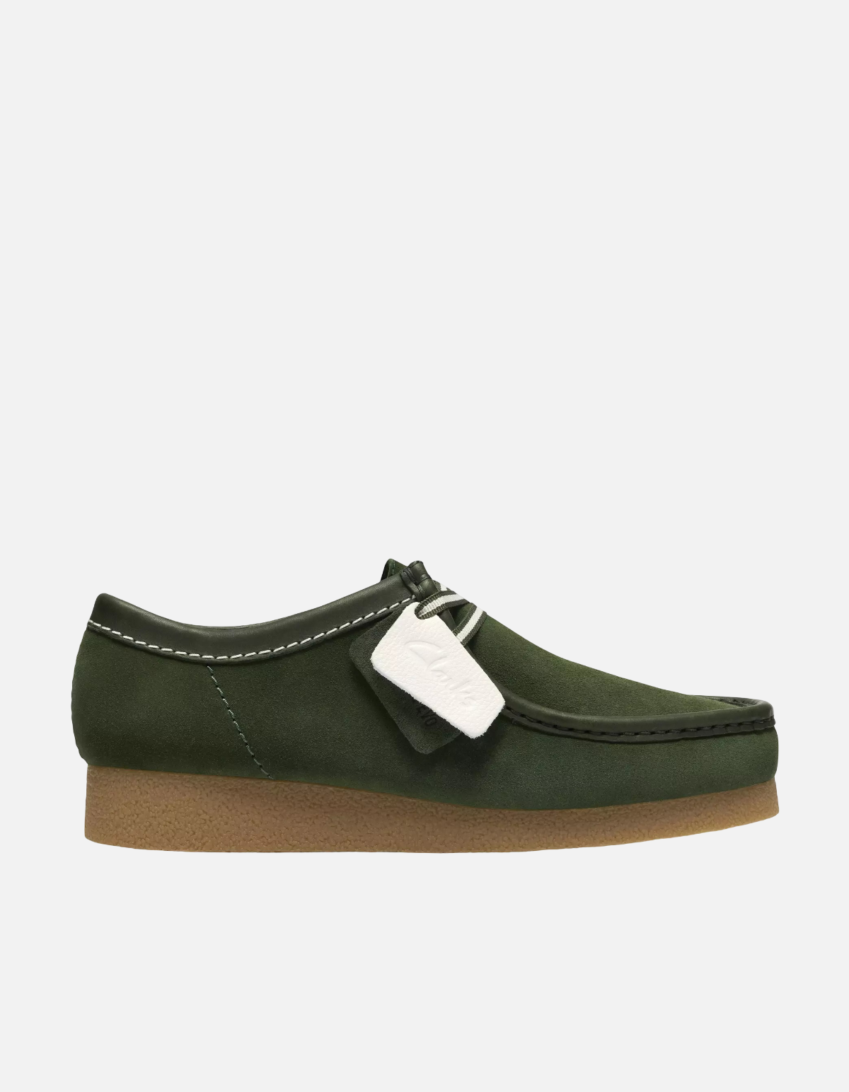 Wallabee Evo En Gamuza Verde De Clarks