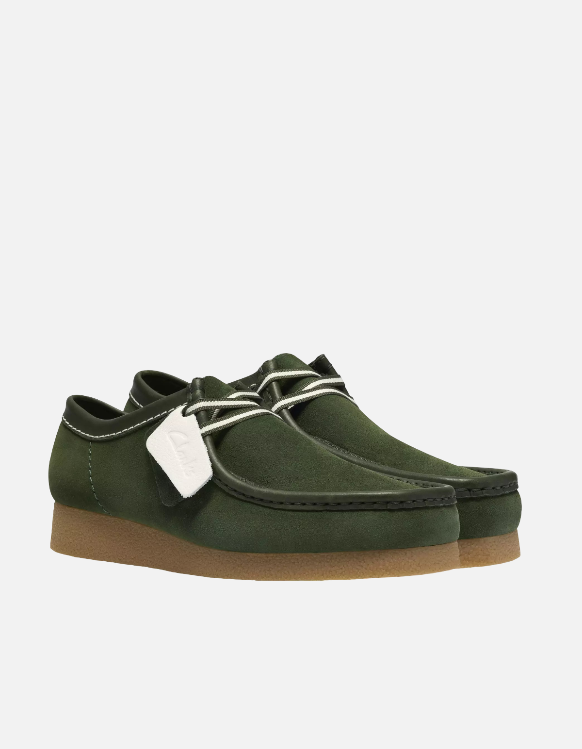 Wallabee Evo En Gamuza Verde De Clarks