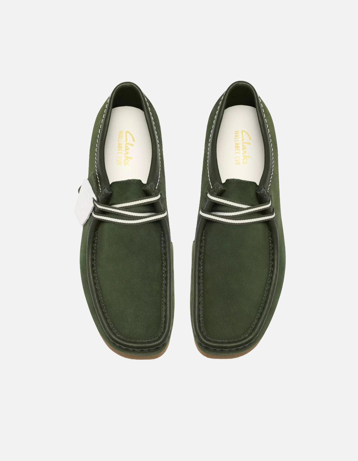 Wallabee Evo En Gamuza Verde De Clarks