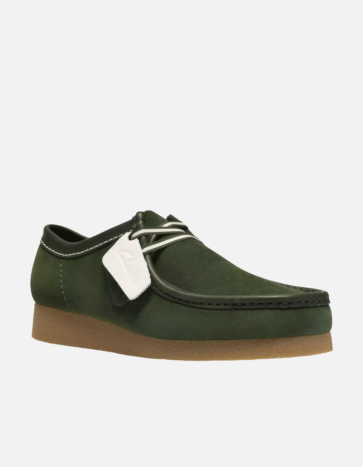 Wallabee Evo En Gamuza Verde De Clarks