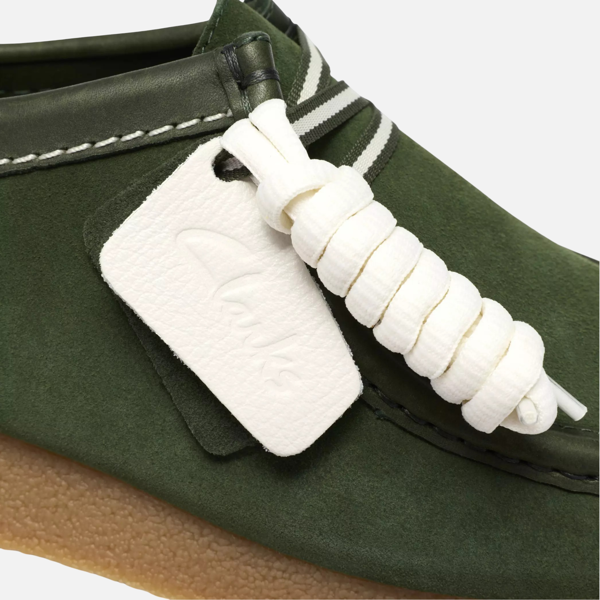 Wallabee Evo En Gamuza Verde De Clarks
