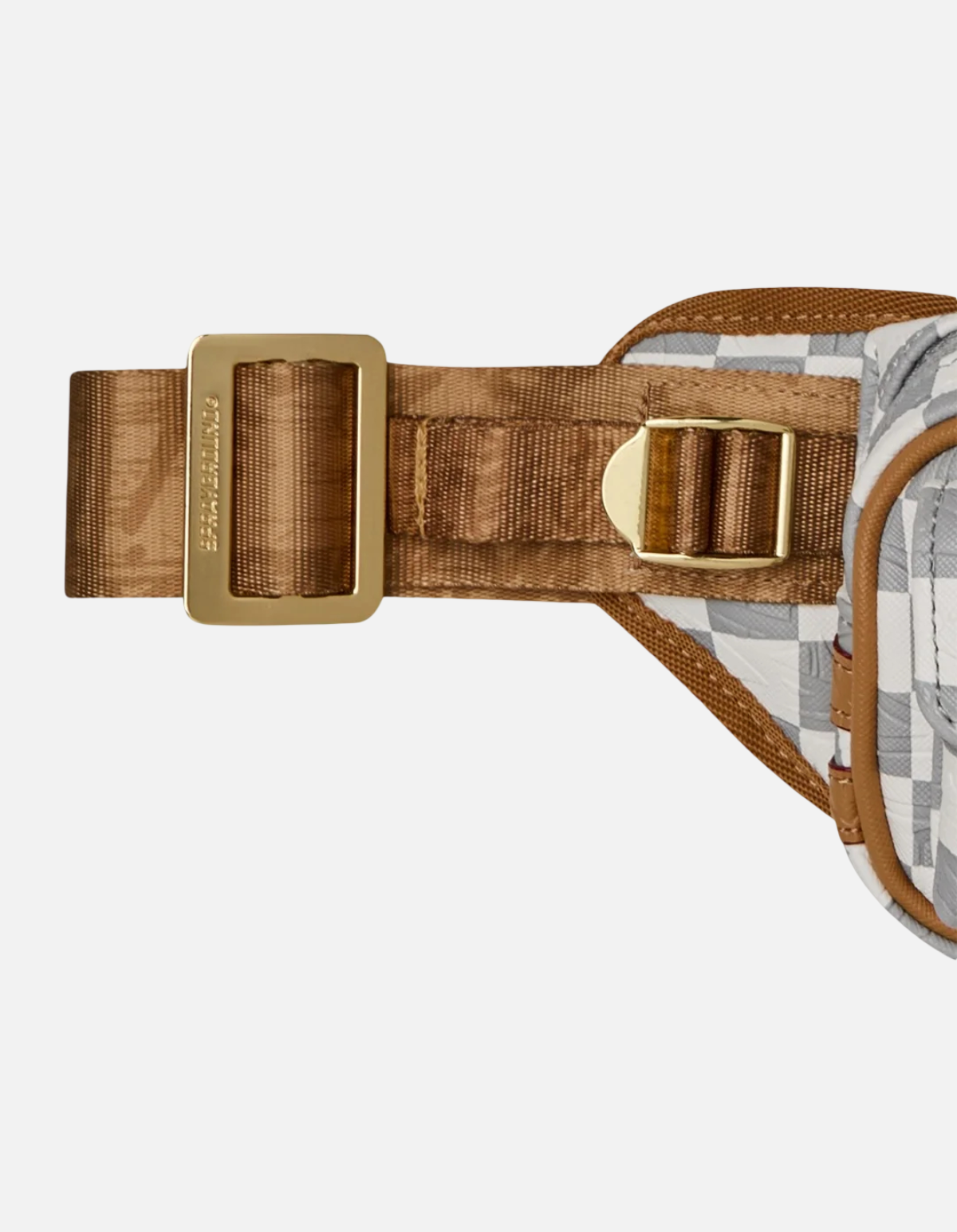 Bandolera Embossed Cream Check de Sprayground