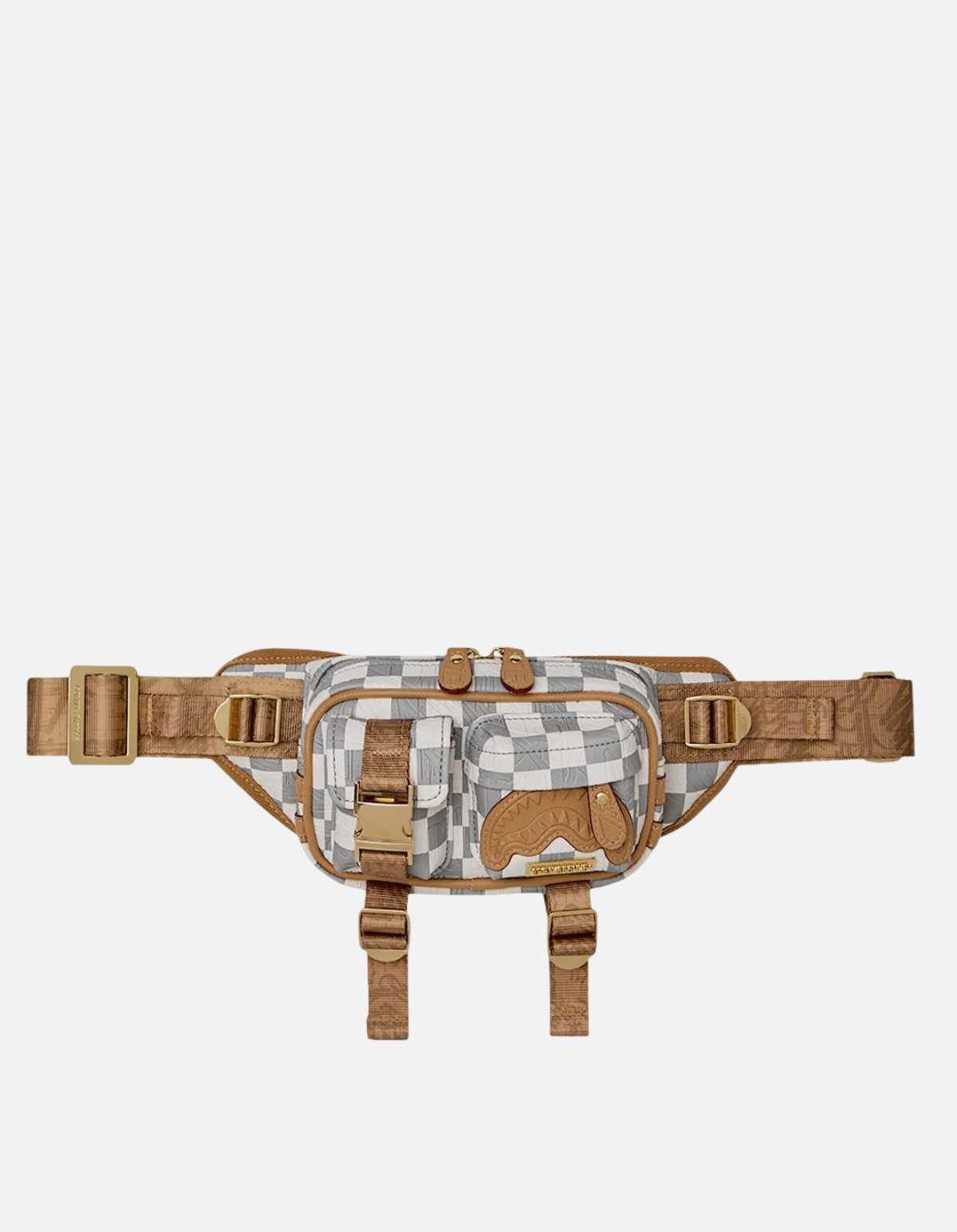 Bandolera Embossed Cream Check de Sprayground