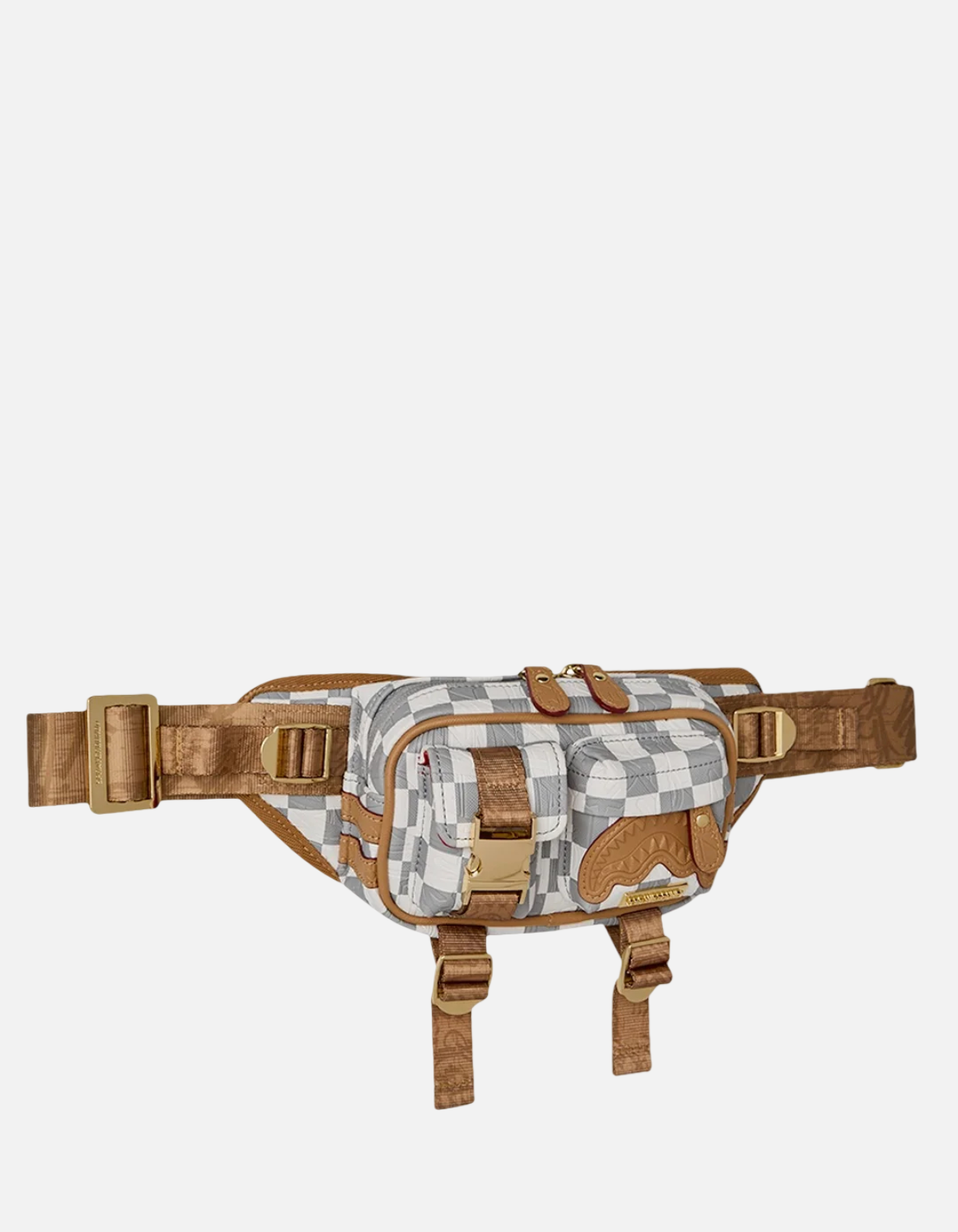 Bandolera Embossed Cream Check de Sprayground