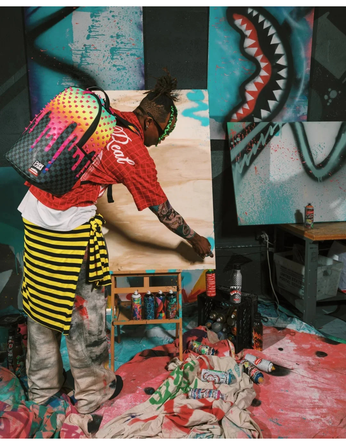 Mochila Wynwood Walls Dan Lam Drips de Sprayground