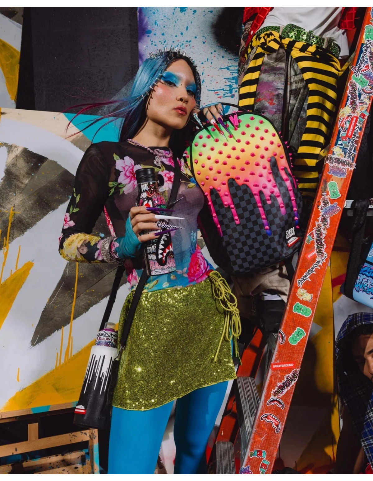 Mochila Wynwood Walls Dan Lam Drips de Sprayground