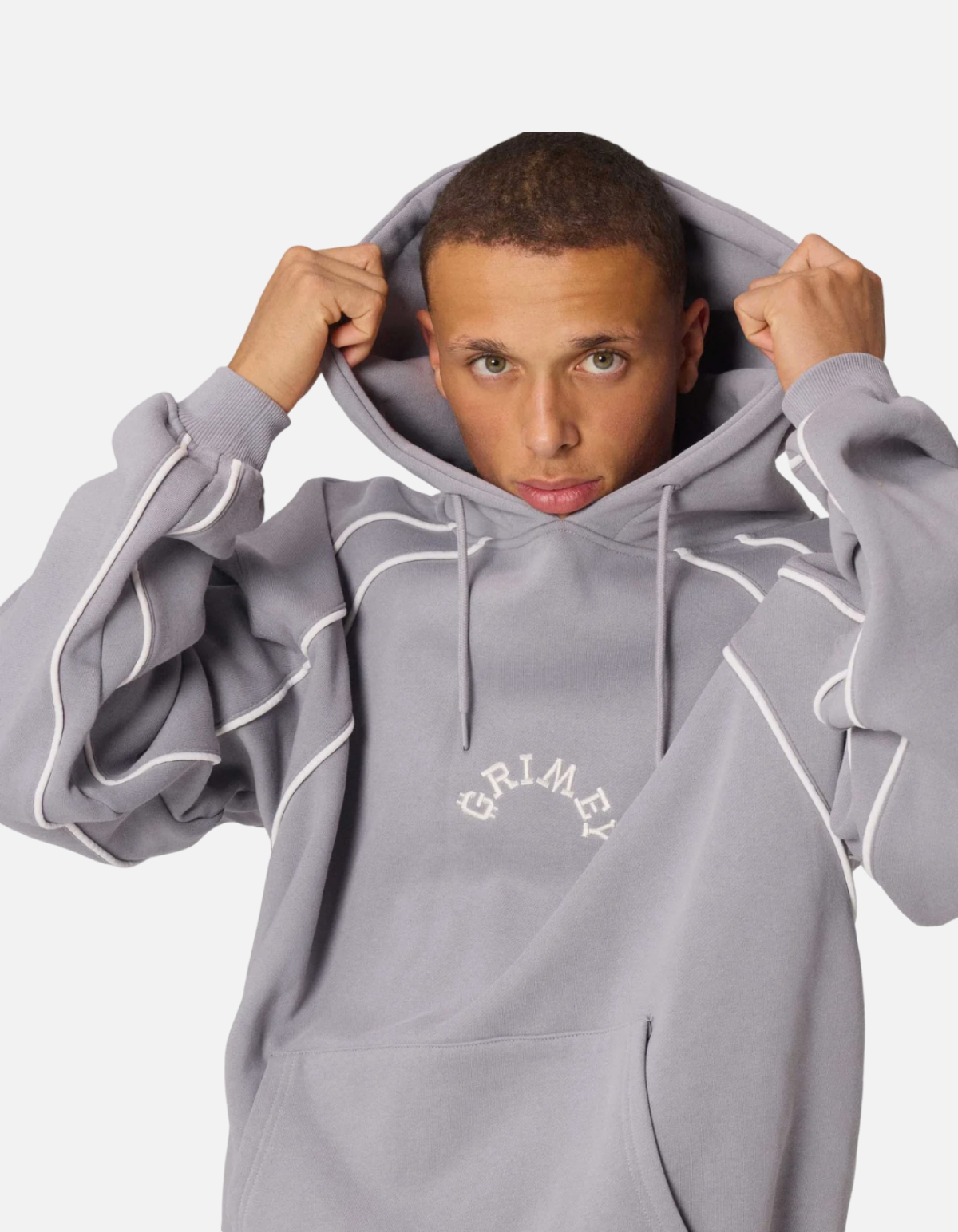 Sudadera The Infamous Boxy Grey de Grimey