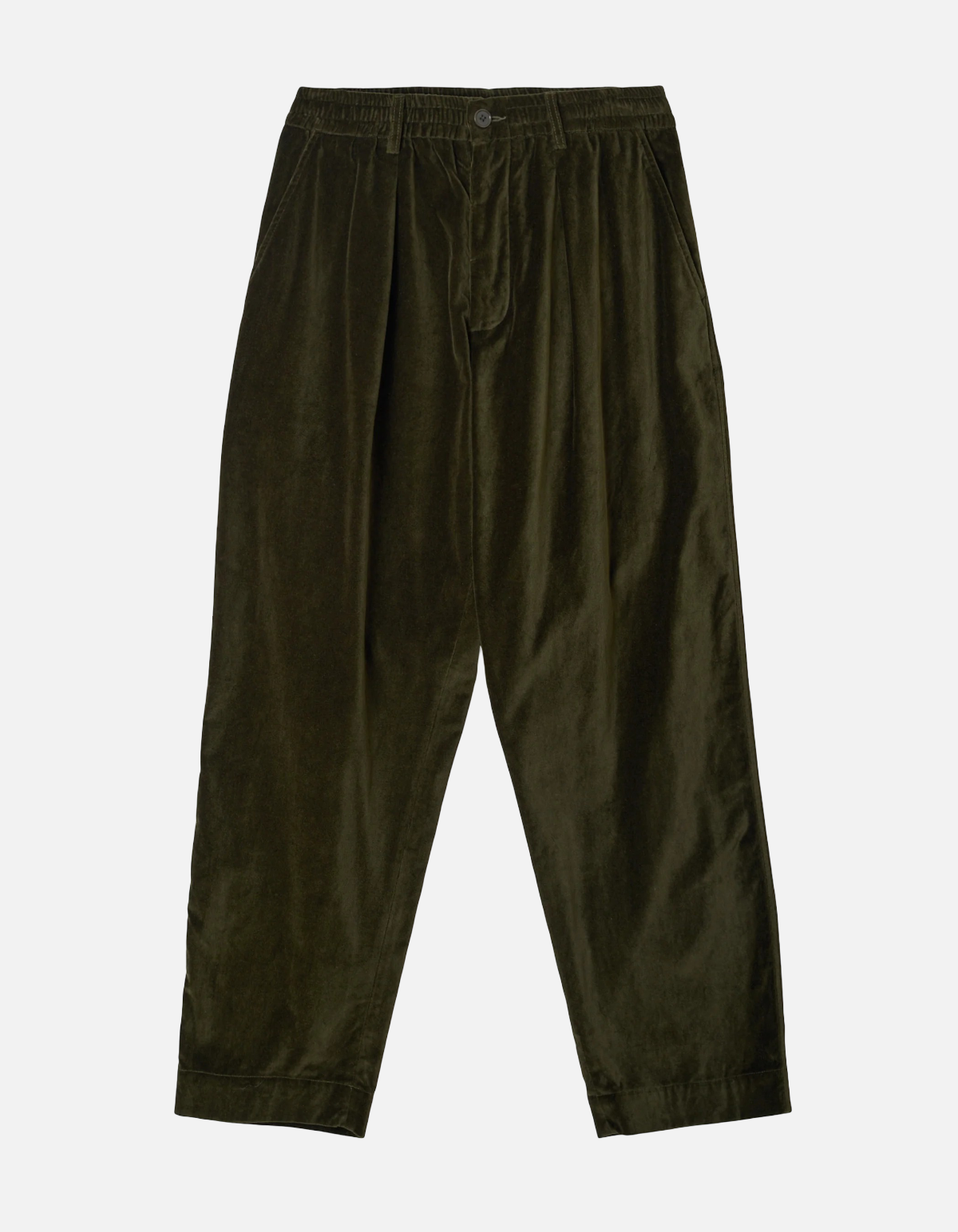 Pantalón Oxford velvet oliva de Universal Works