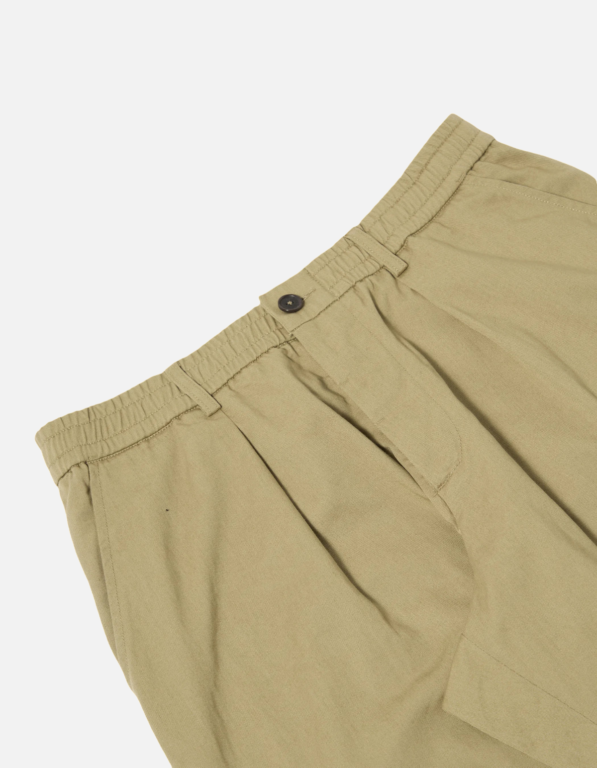 Pantalón Pleated Track en arena de Universal Works