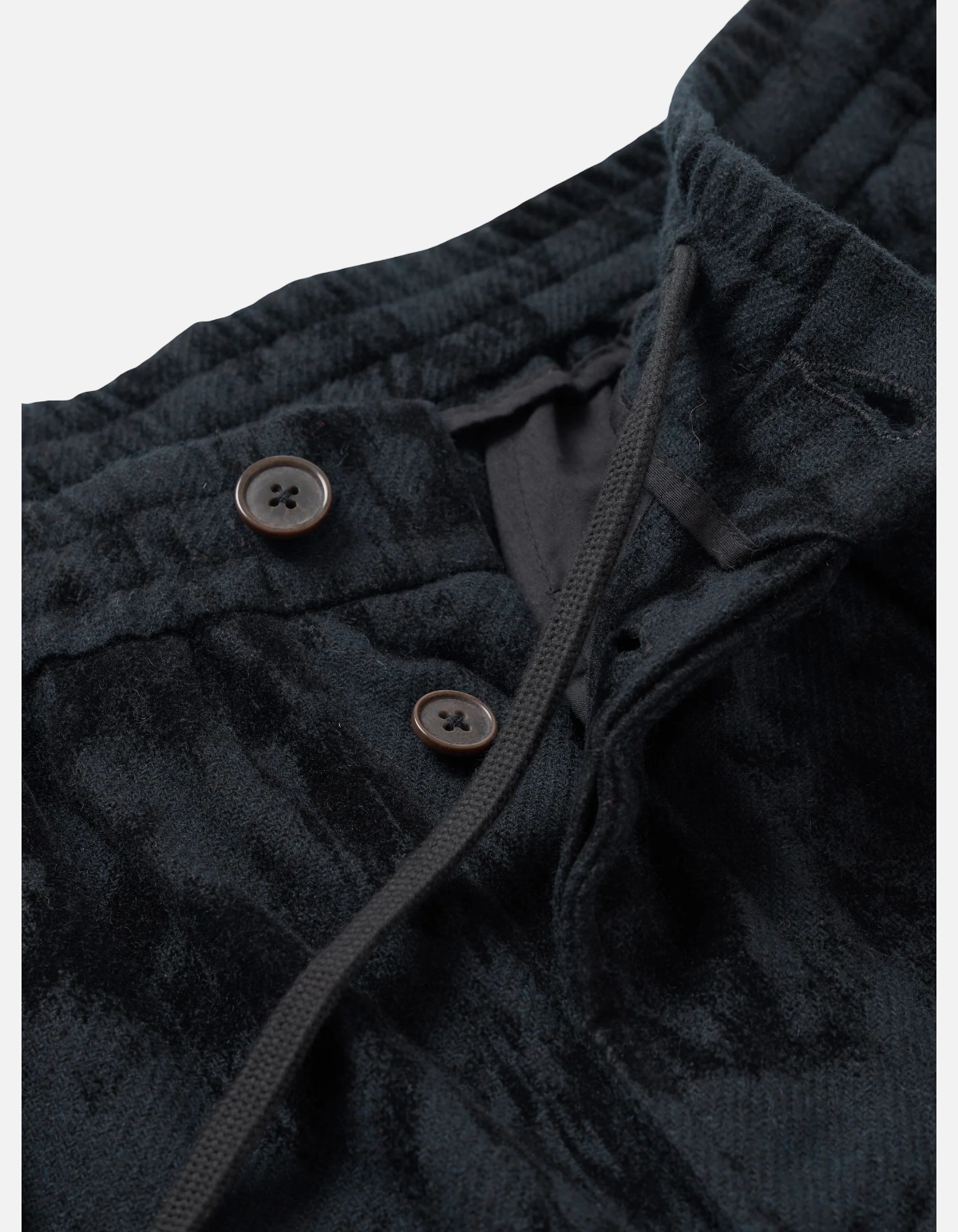Pantalón Pleated Track en navy estampado de Universal Works