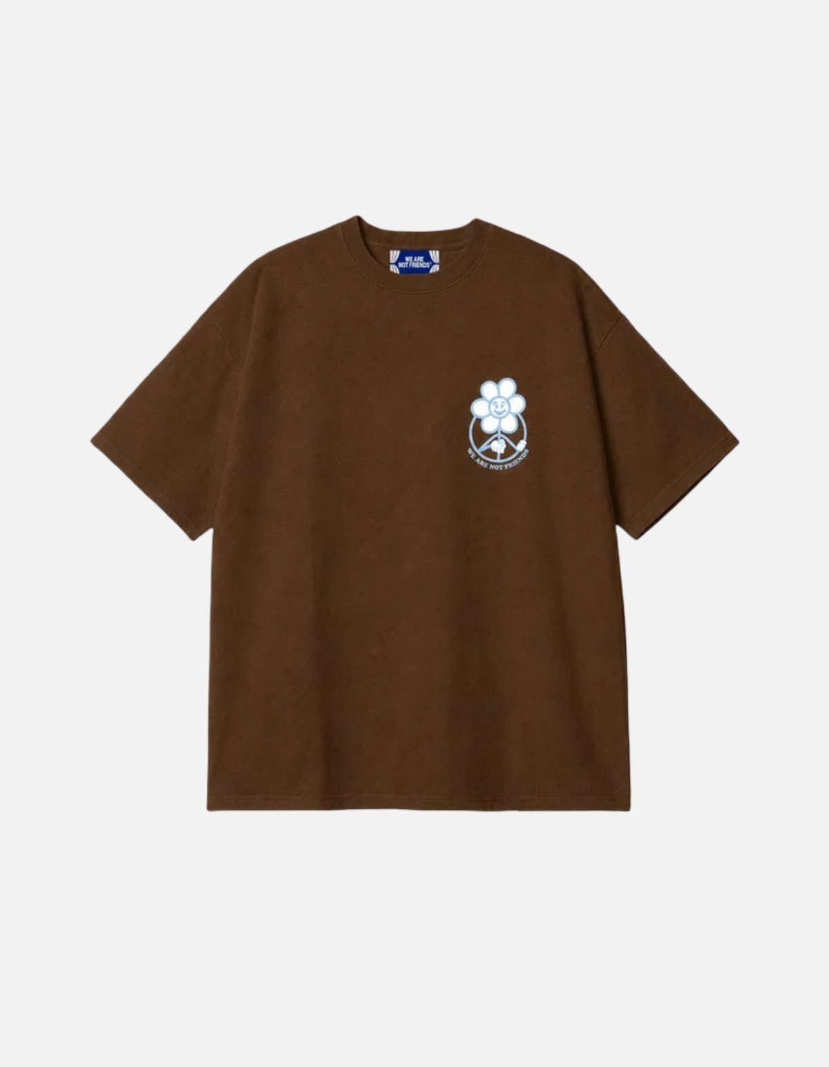 Camiseta Boxy Daisy Brown de We Are Not Friends