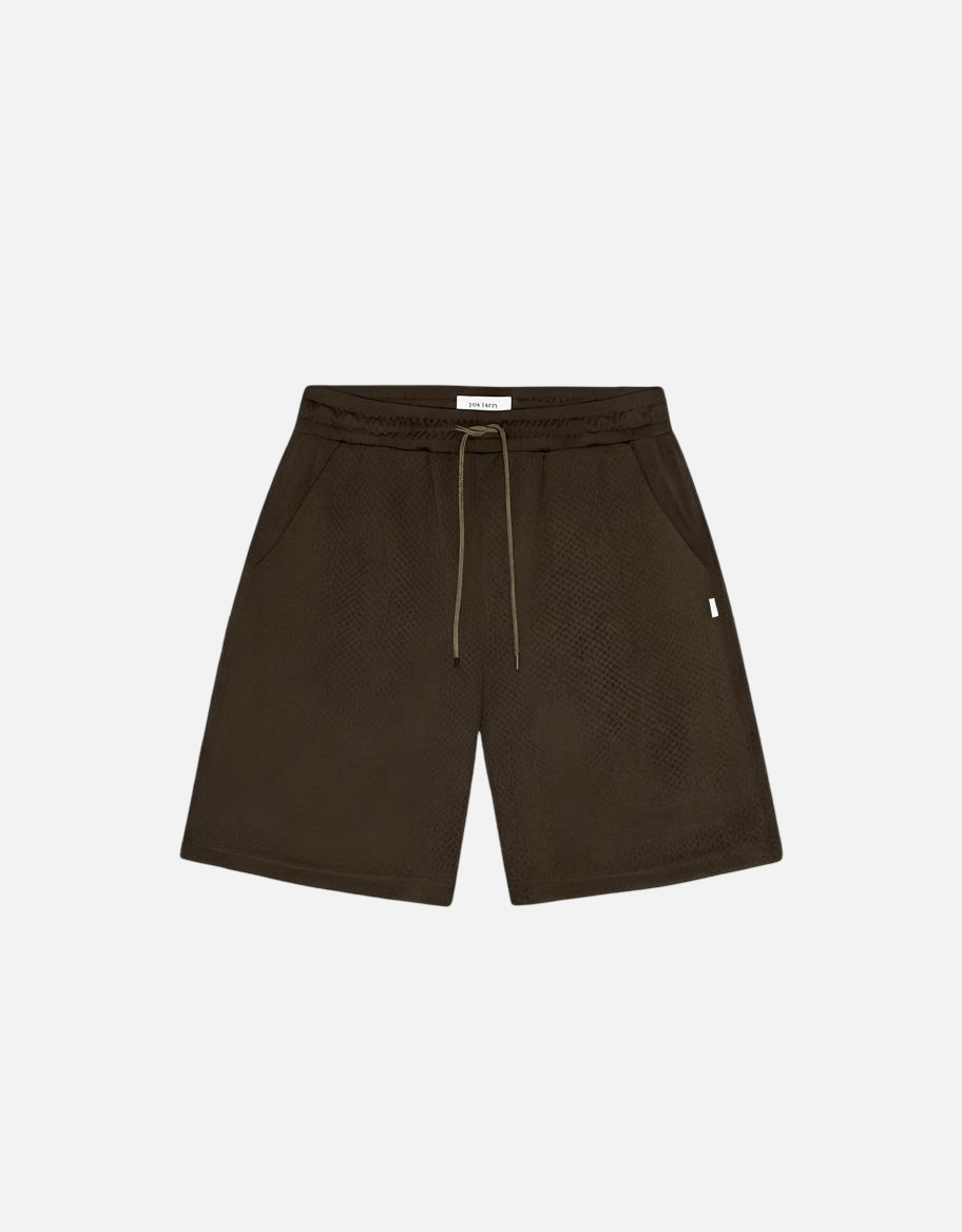 Pantalones cortos de malla Shawn de Les Deux color café