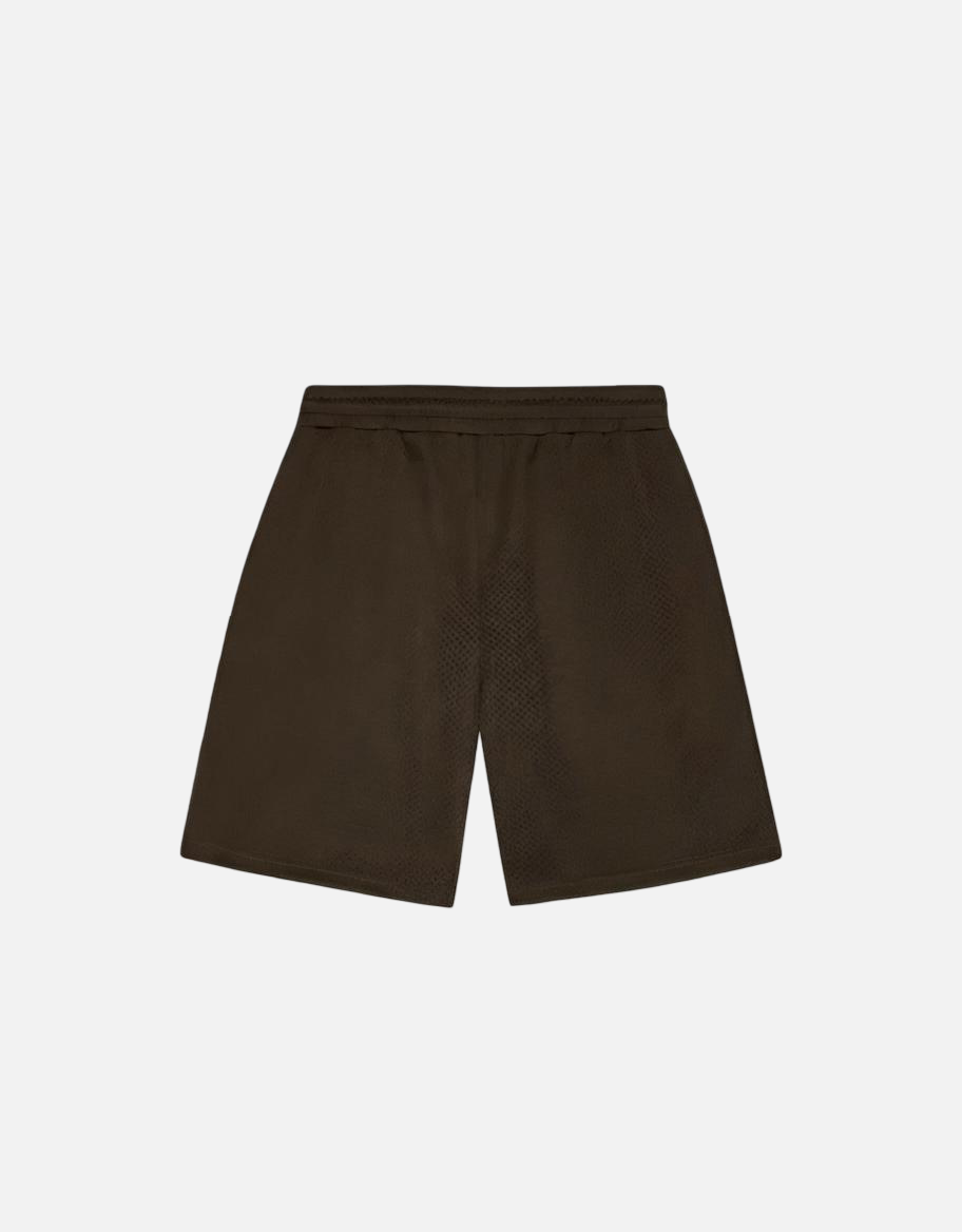 Pantalones cortos de malla Shawn de Les Deux color café
