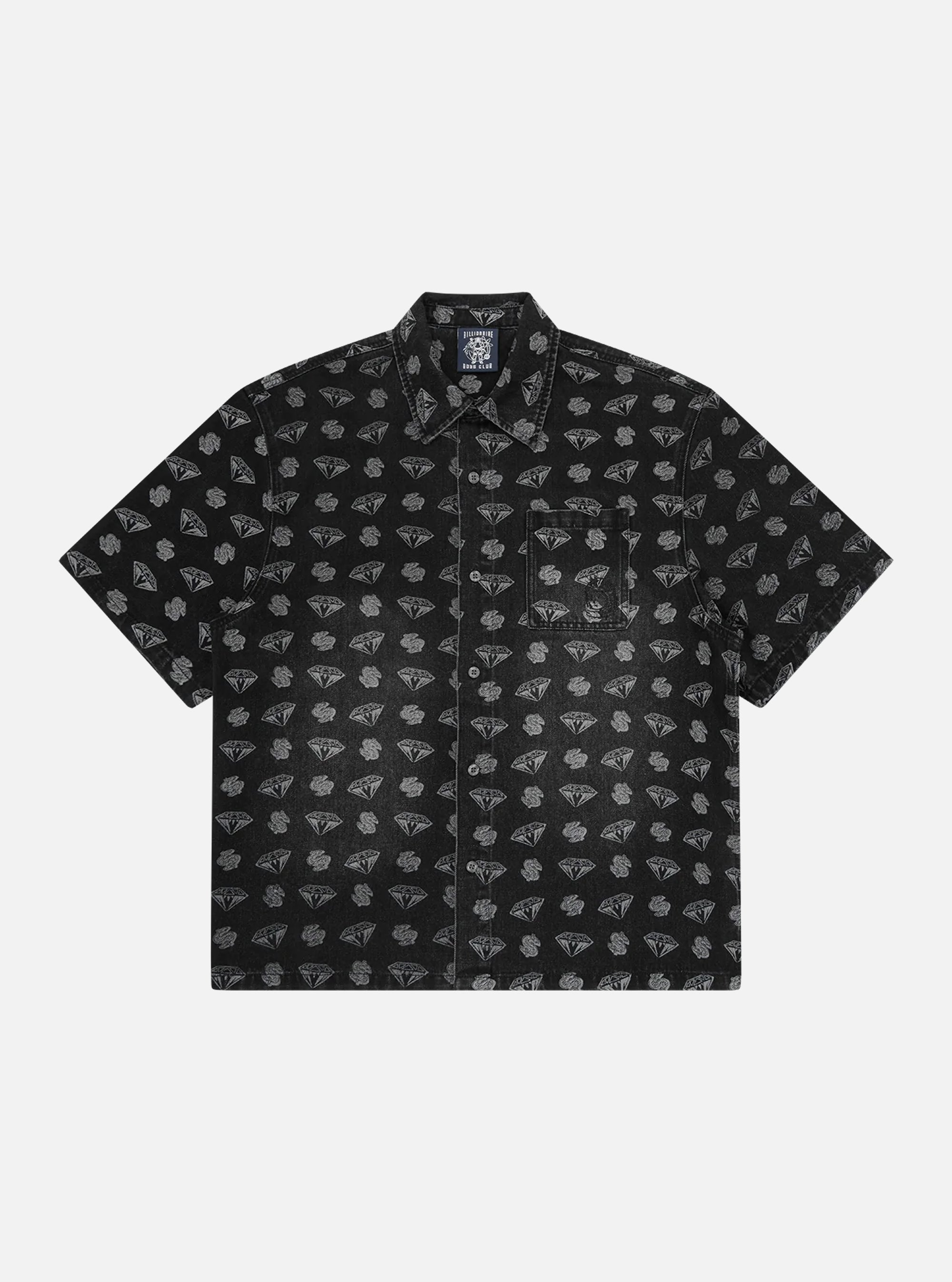 Camisa vaquera negra Diamonds & Dollars de Billionaire Boys Club