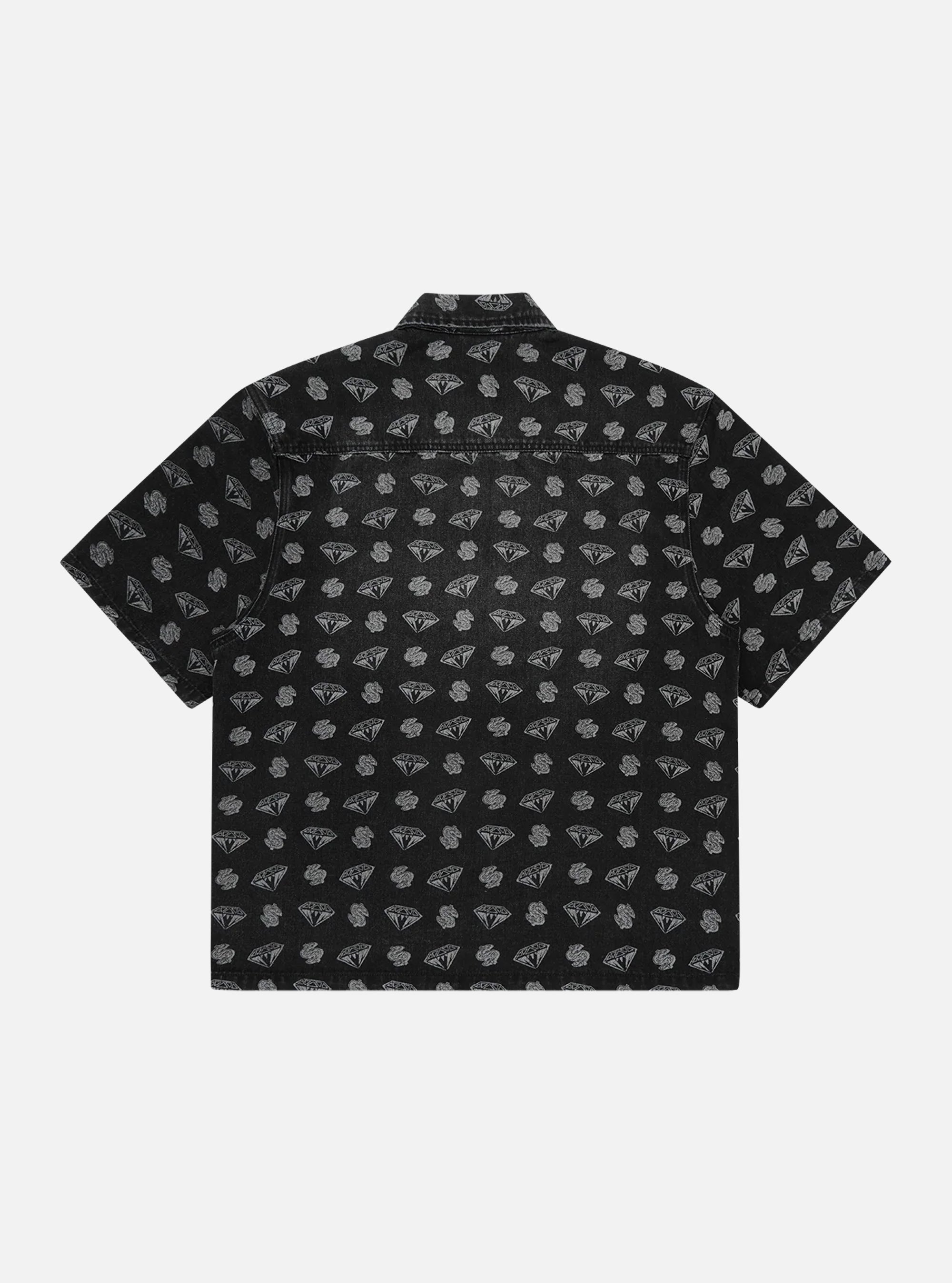 Camisa vaquera negra Diamonds & Dollars de Billionaire Boys Club