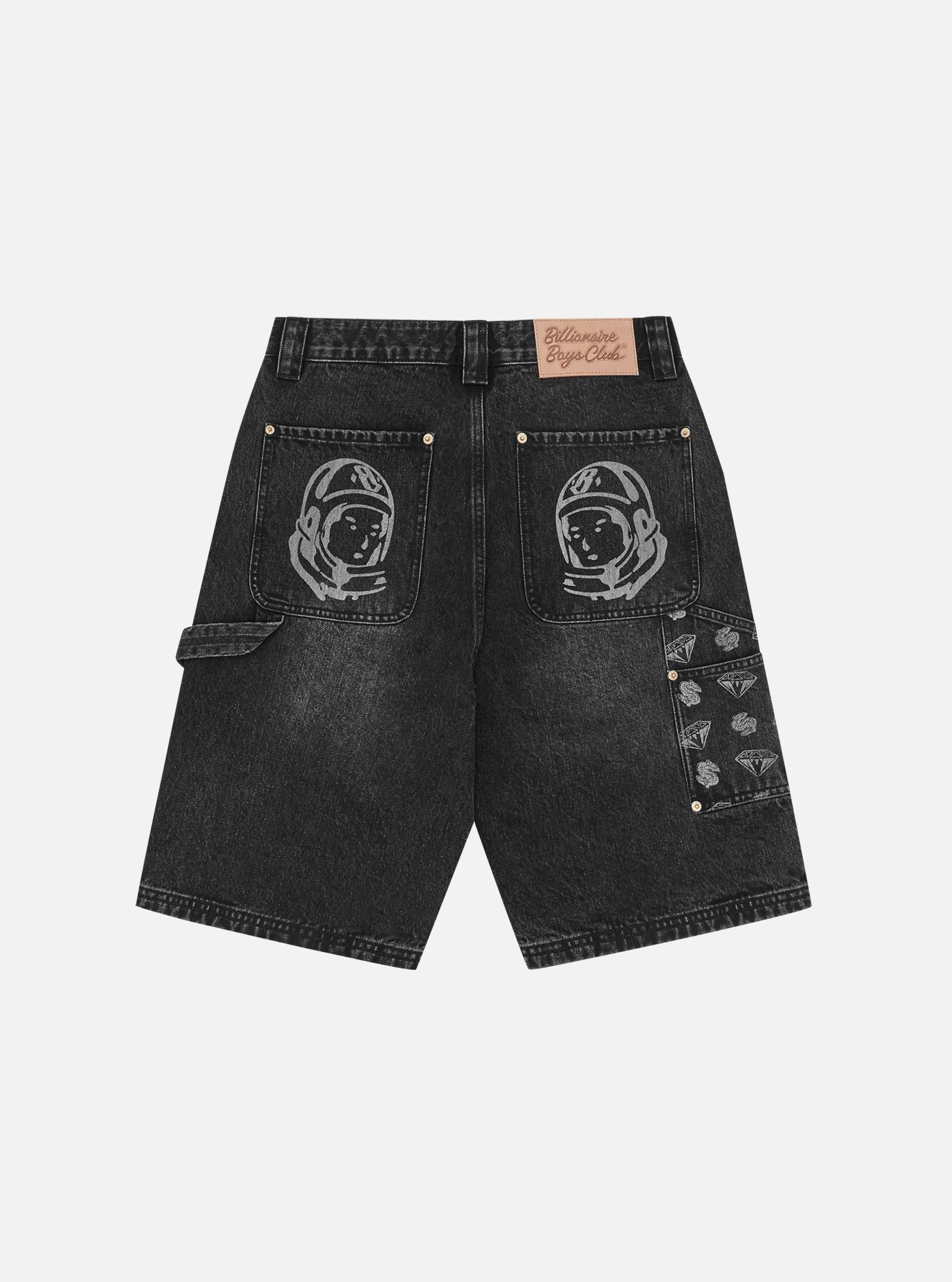 Pantalones cortos denim negro Diamonds & Dollars de Billionaire Boys Club