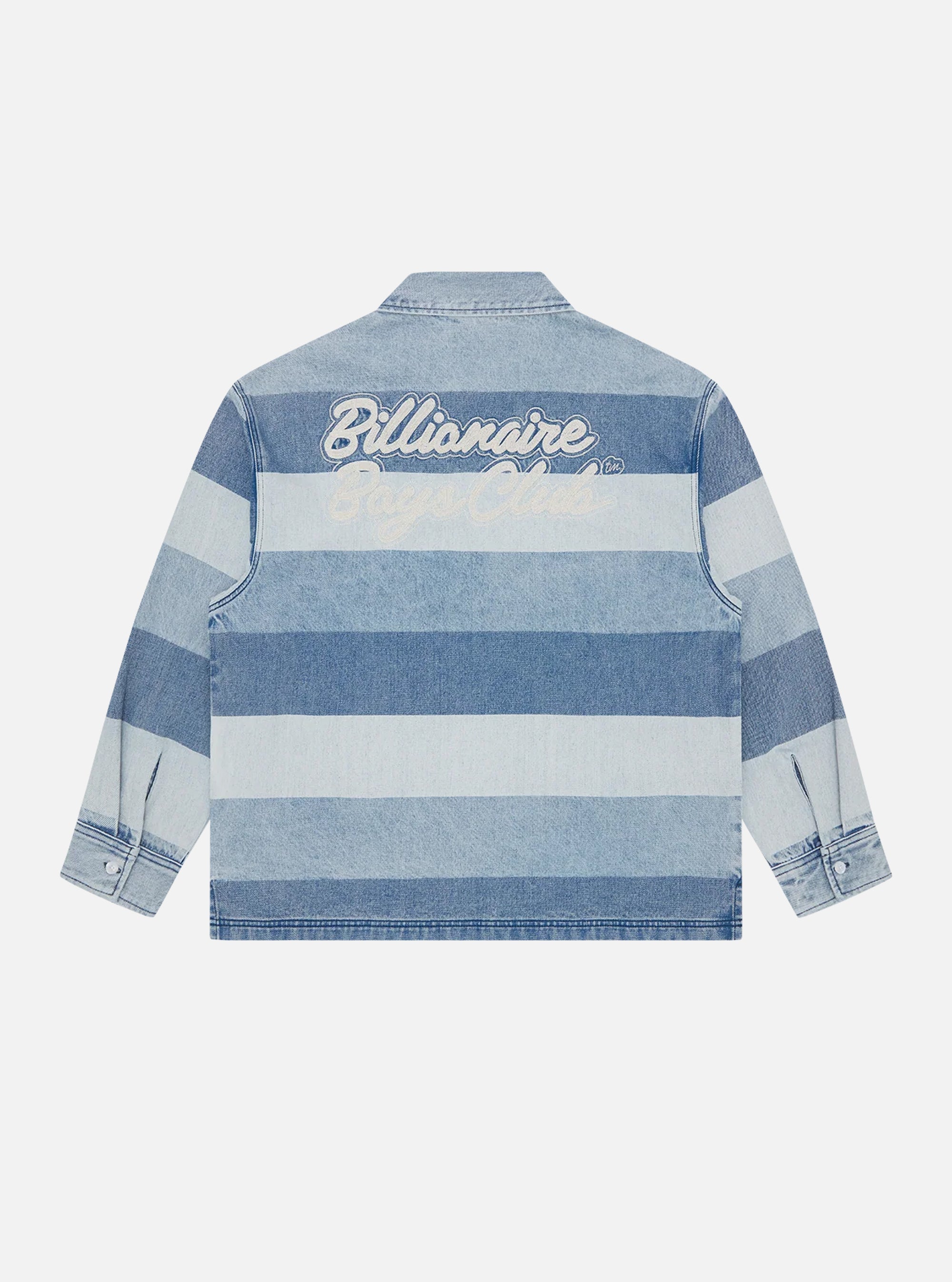 Polo manga larga denim a rayas de Billionaire Boys Club