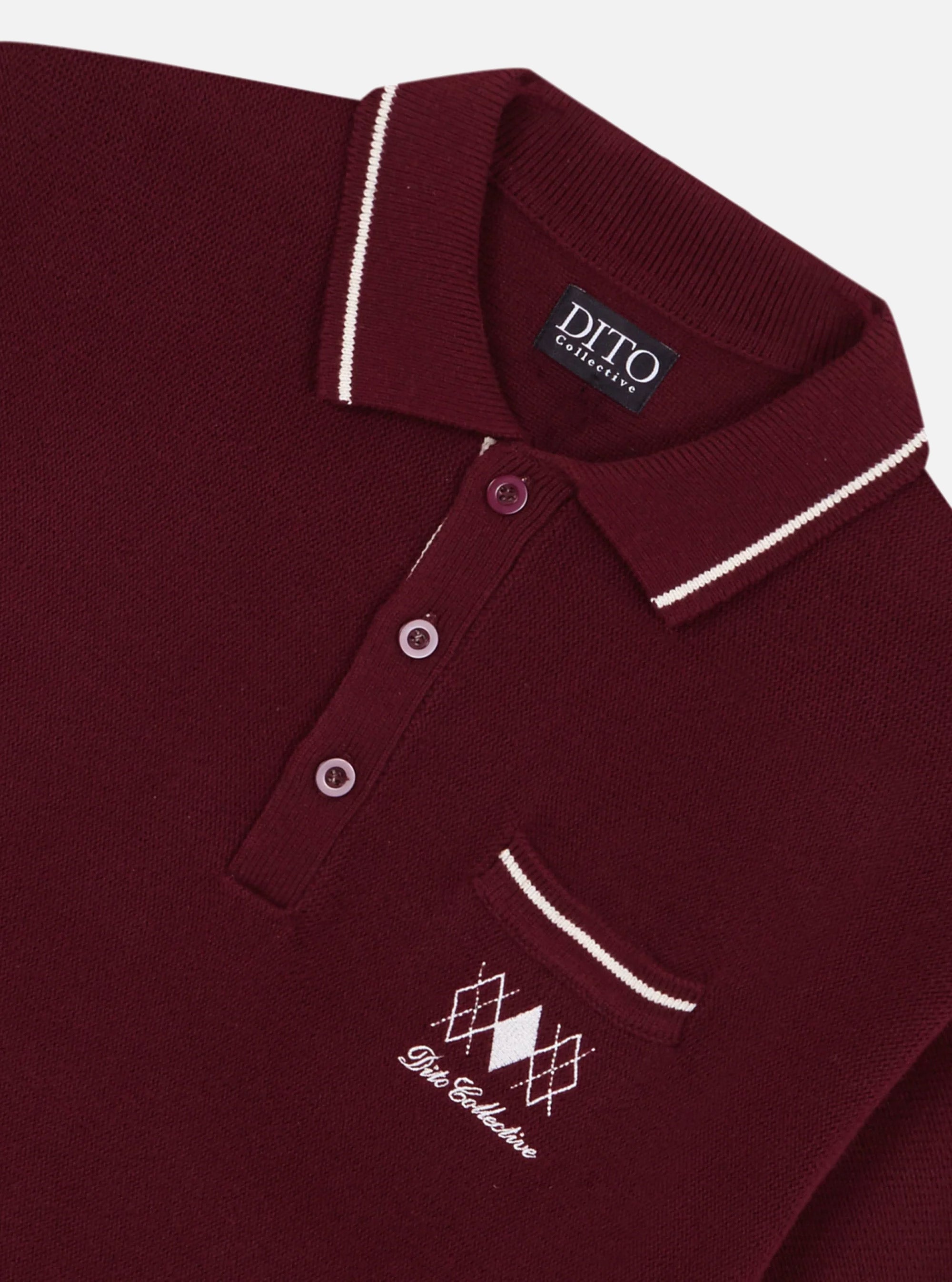 Polo de cuello retro de Dito Collective