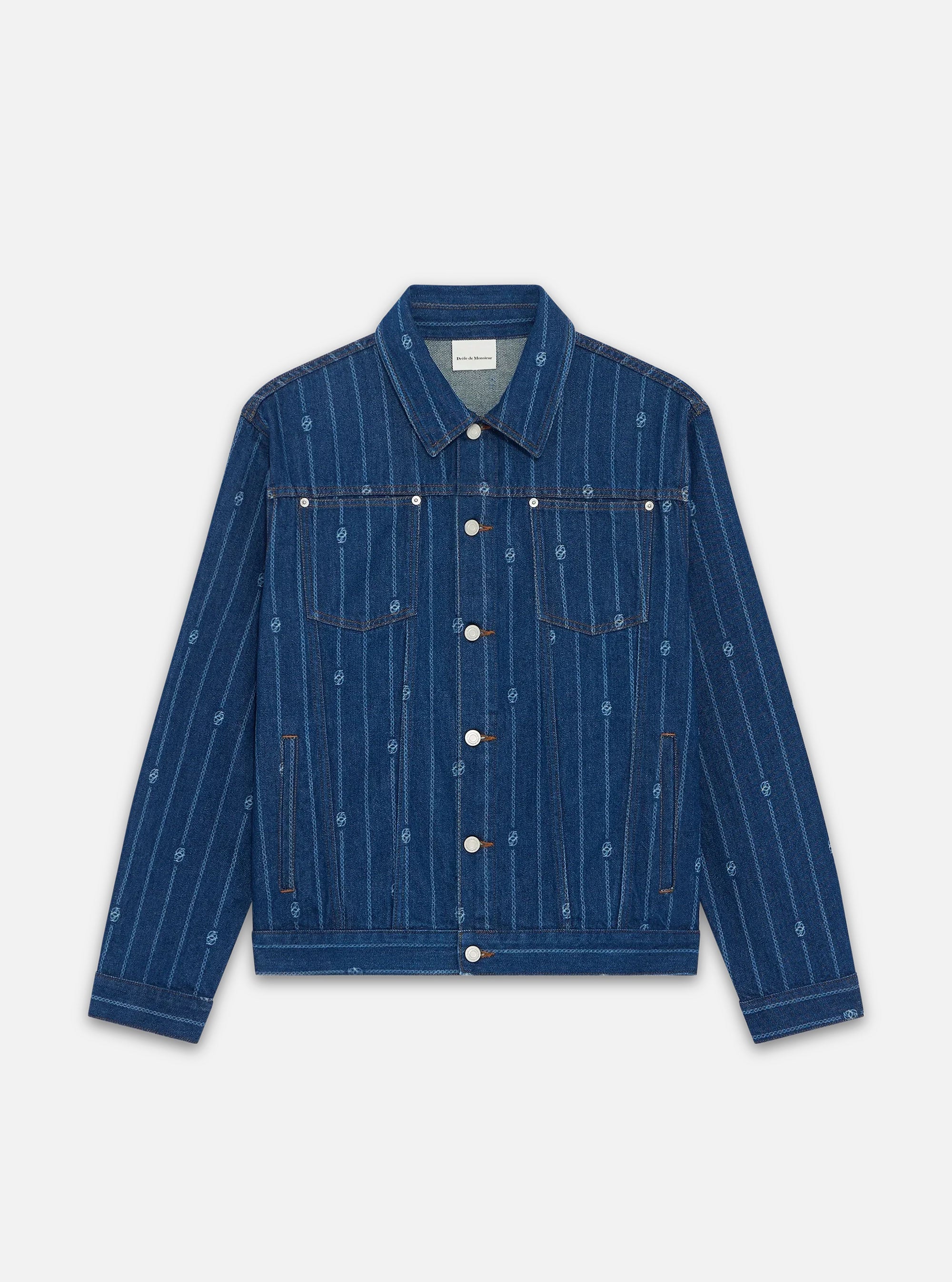 Chaqueta Denim Monogram de Drôle de Monsieur