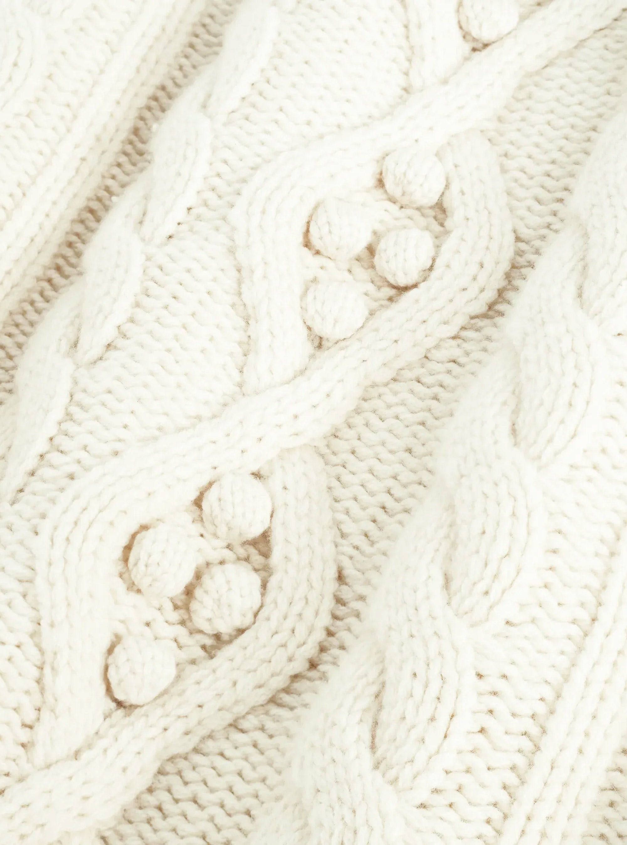 Jersey de punto blanco roto Drôle de Monsieur