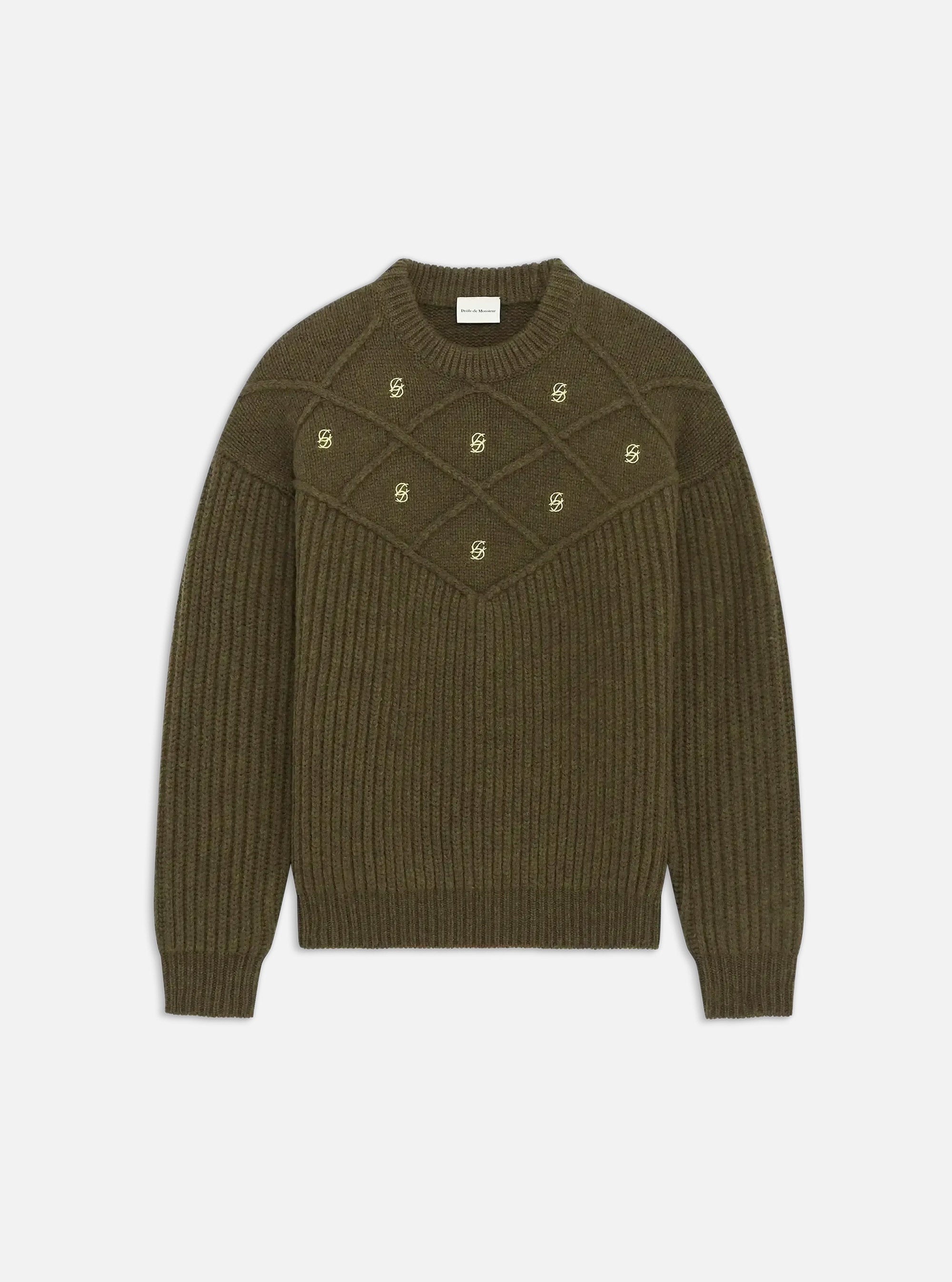 Jersey de punto Monogram Drôle de Monsieur