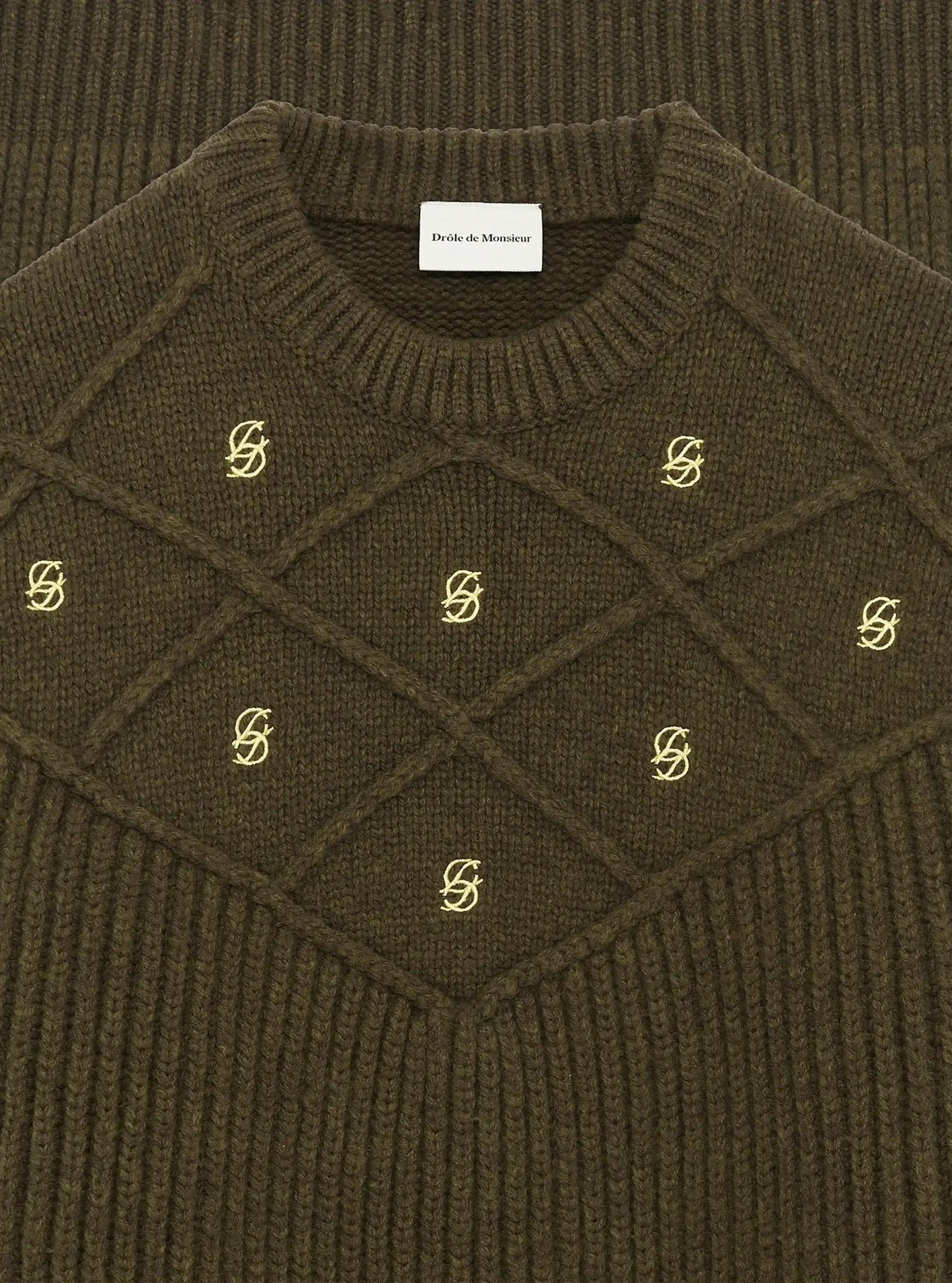 Jersey de punto Monogram Drôle de Monsieur