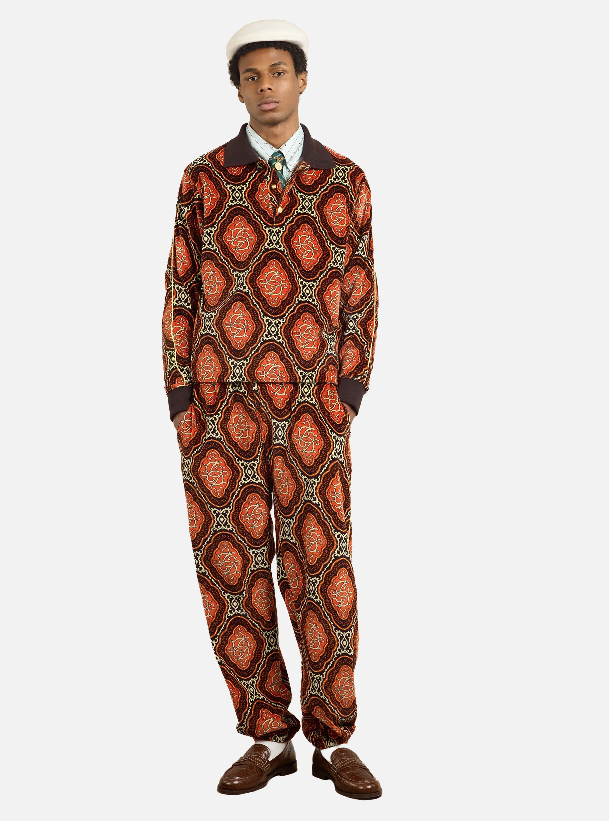 Polo de terciopelo Medaillon de Drôle de Monsieur