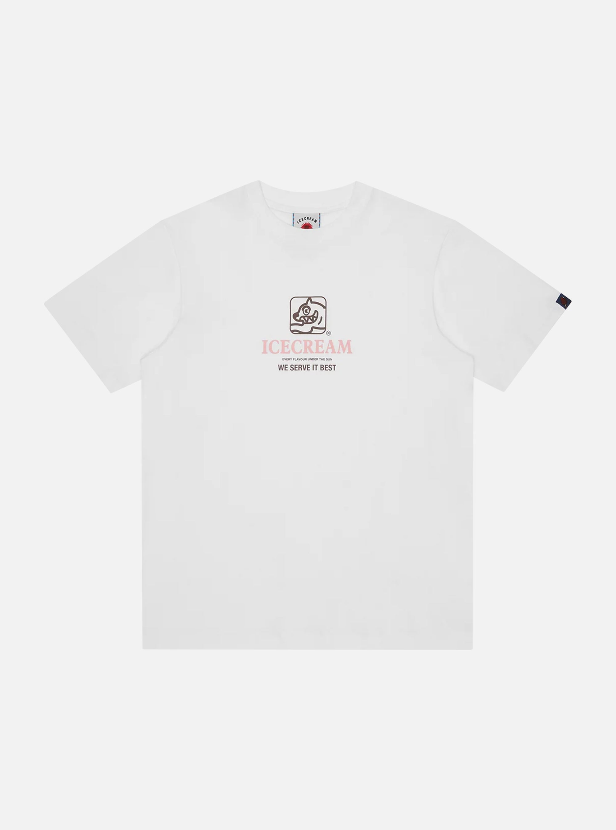 Camiseta blanca Serve It Best de ICECREAM
