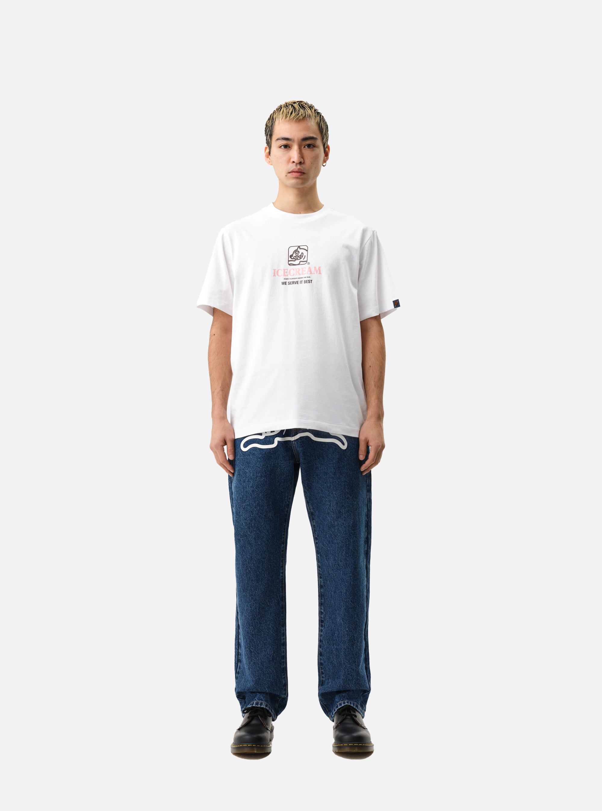 Camiseta blanca Serve It Best de ICECREAM