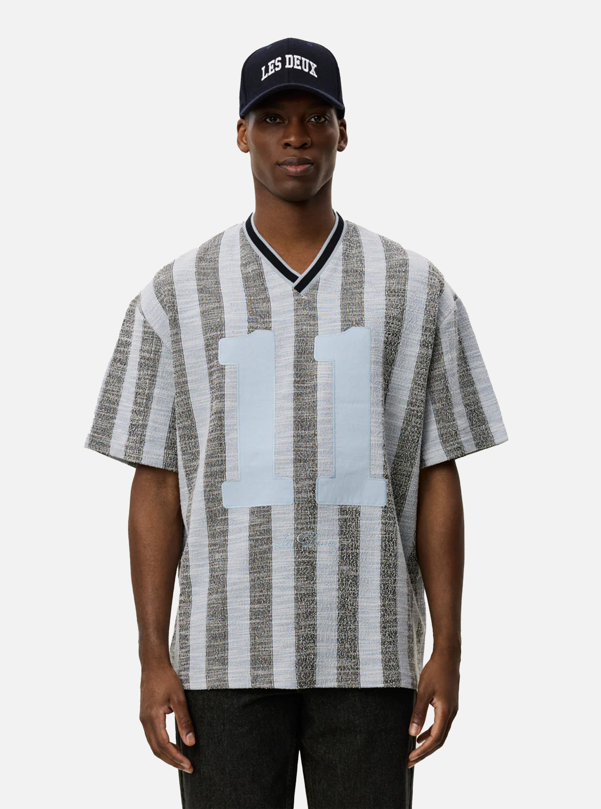 Camiseta azul de fútbol americano Bronson de Les Deux