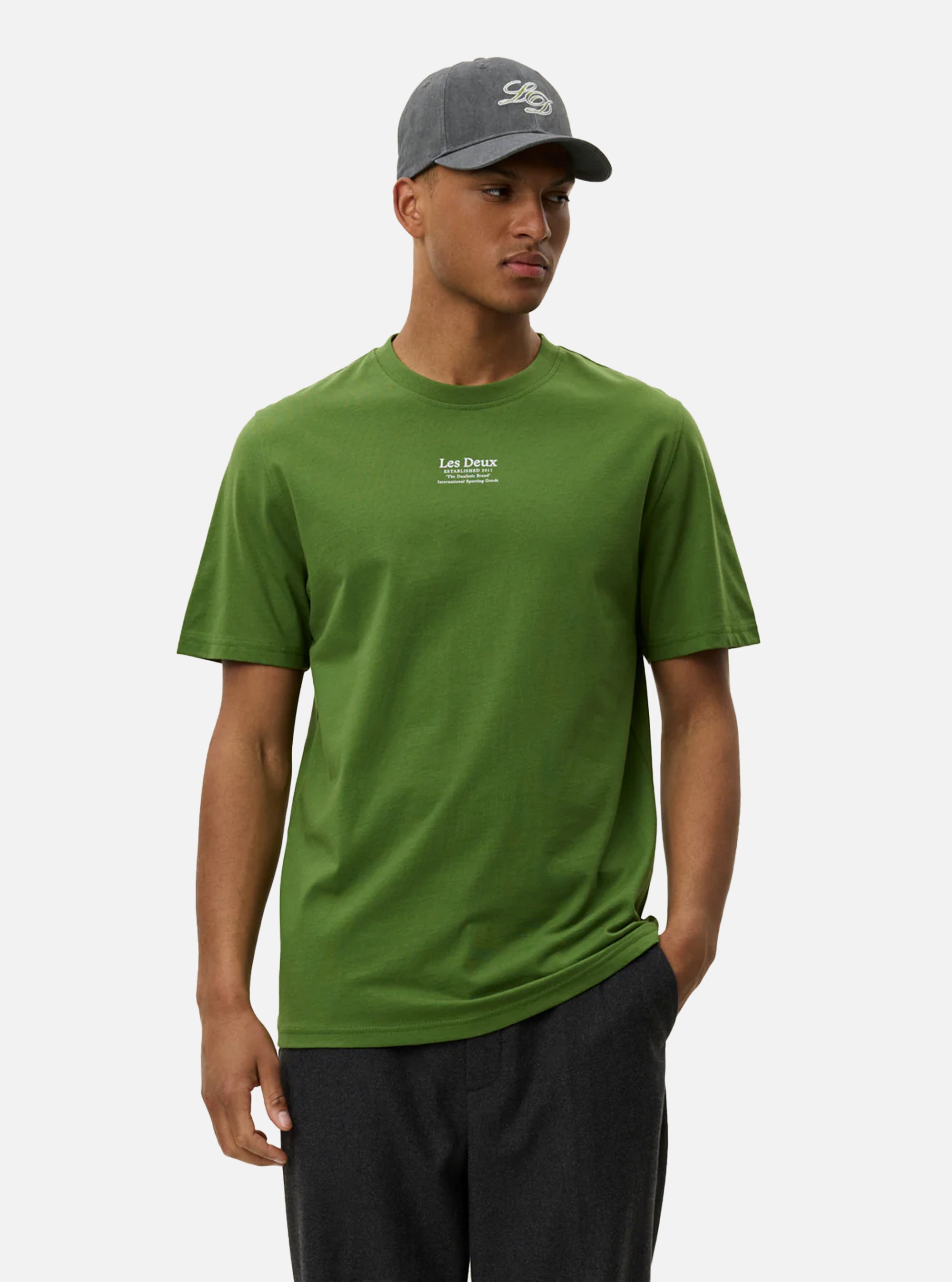 Camiseta Established Verde de Les Deux