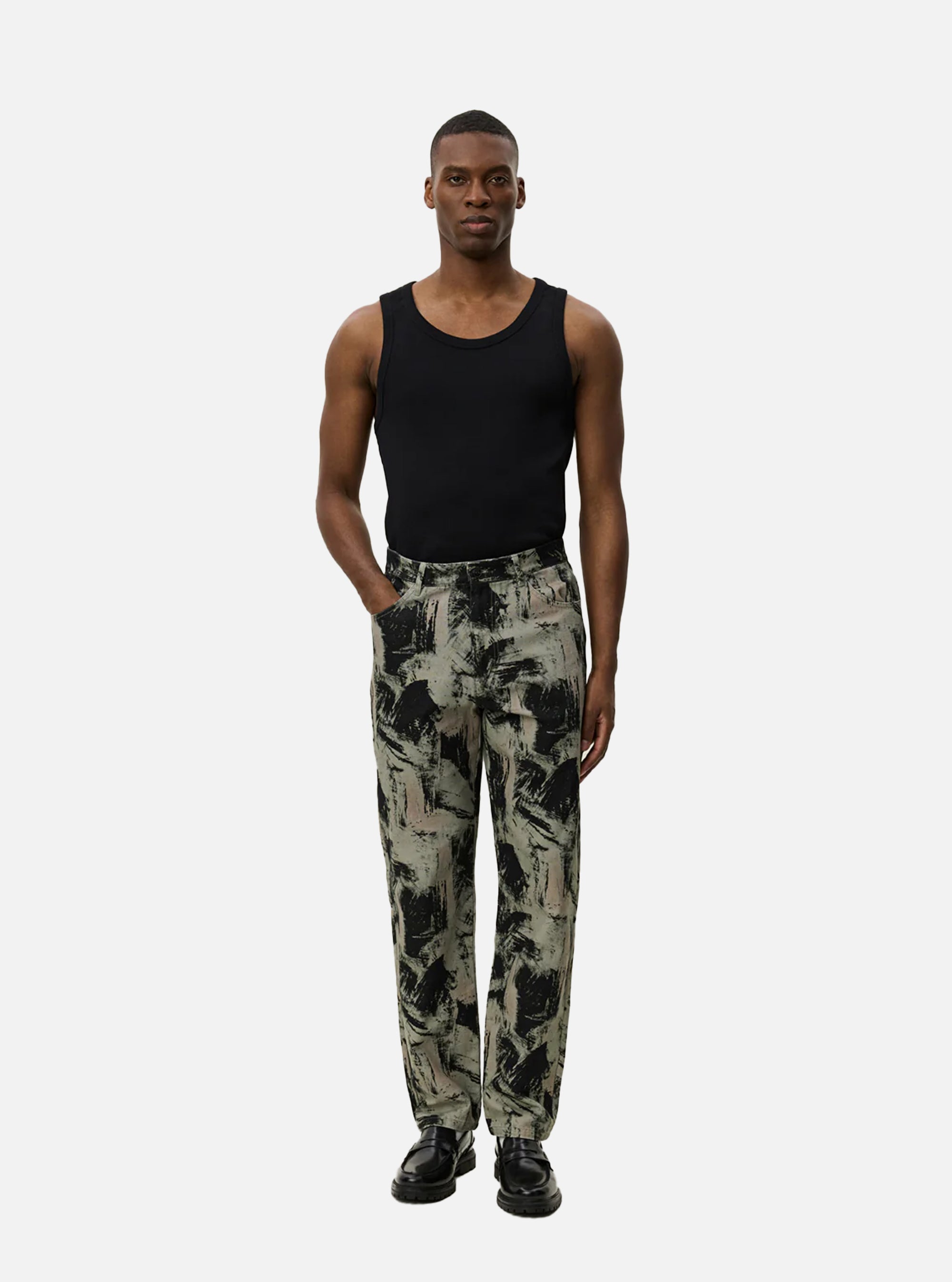 Pantalón de lona Ryder AOP de Les Deux