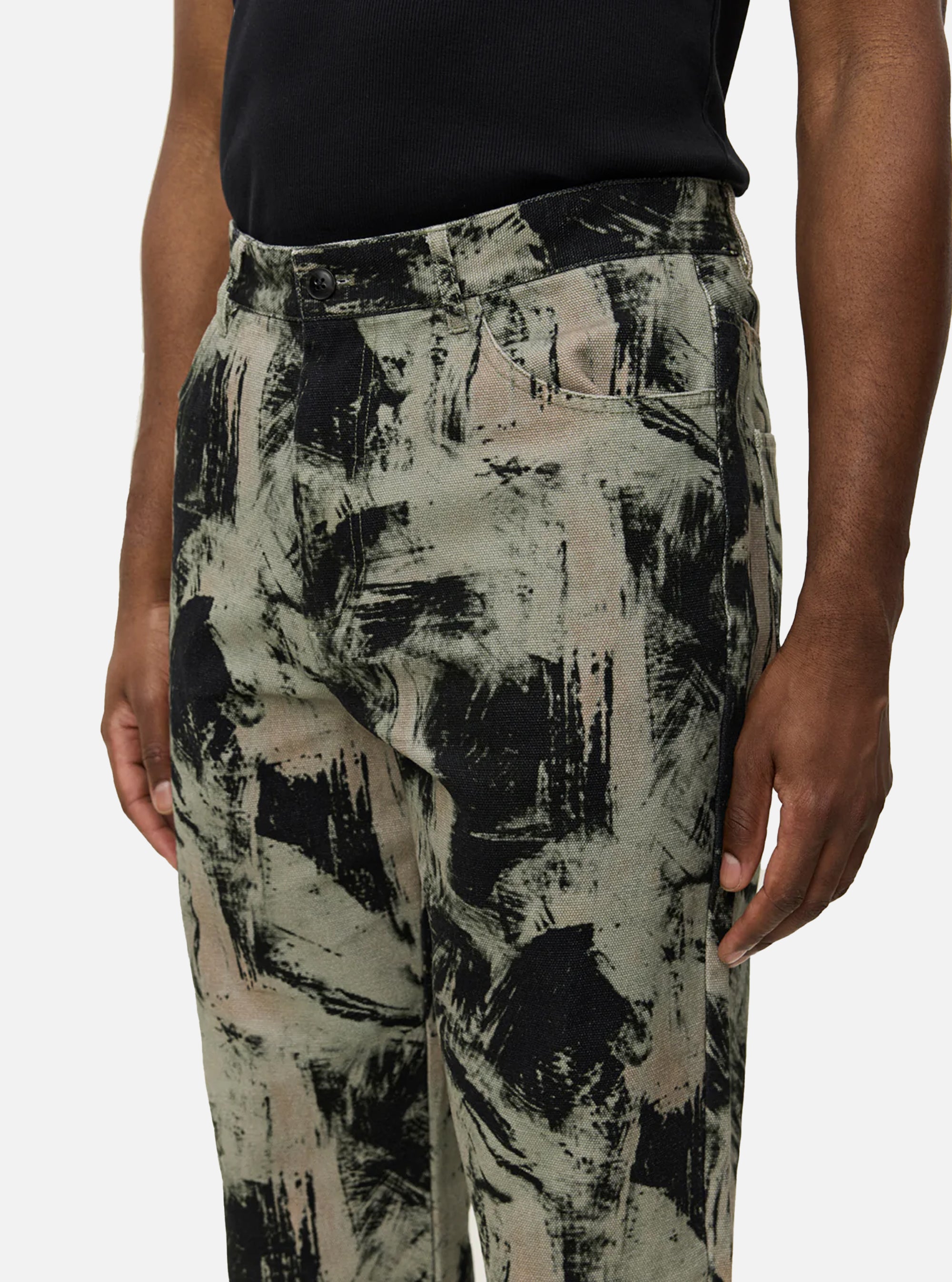 Pantalón de lona Ryder AOP de Les Deux