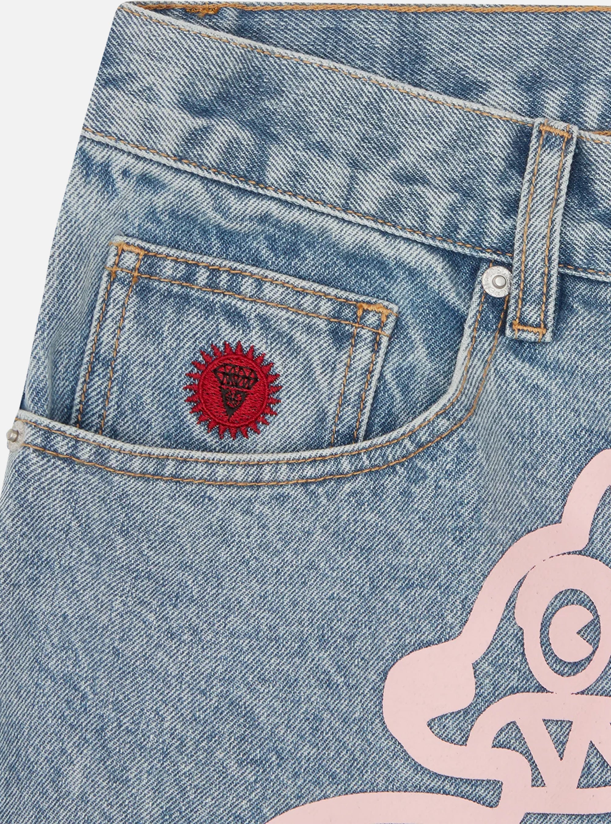 Pantalón Denim Heavy Wash Blue de ICECREAM