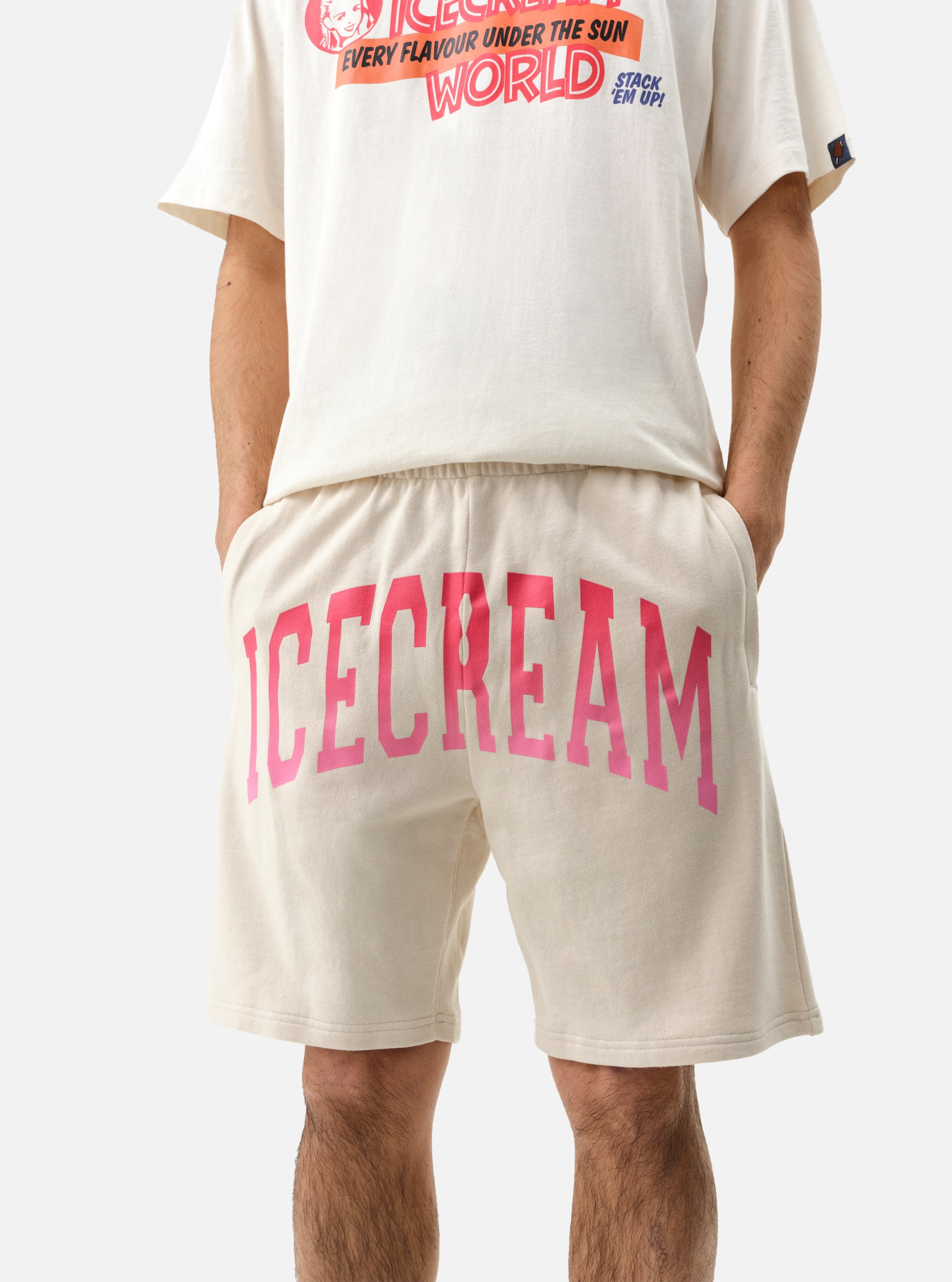 Pantalón Crema con ICECREAM Degradado