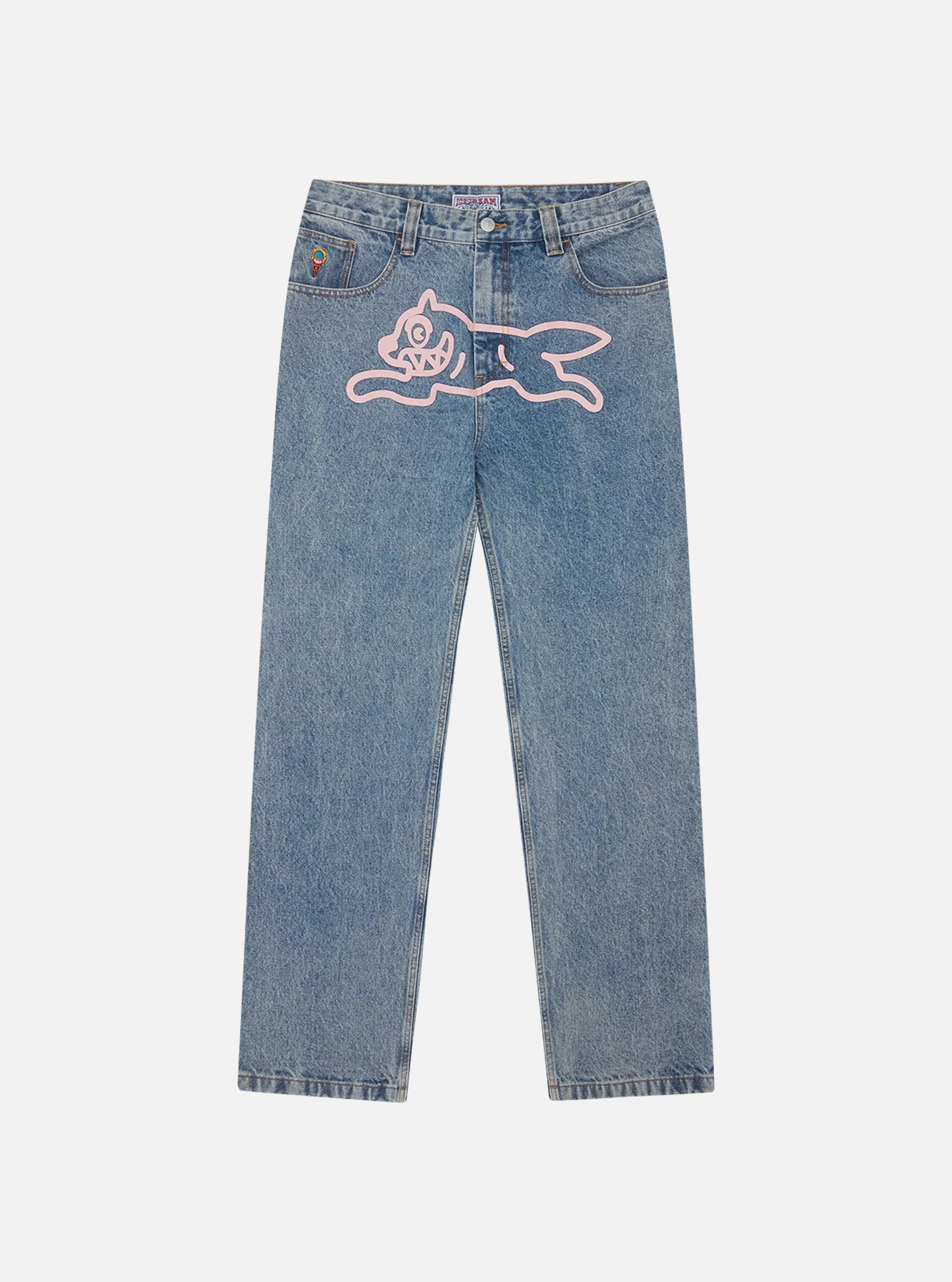 Pantalón Denim Double Scoop Heavy Wash Blue de ICECREAM