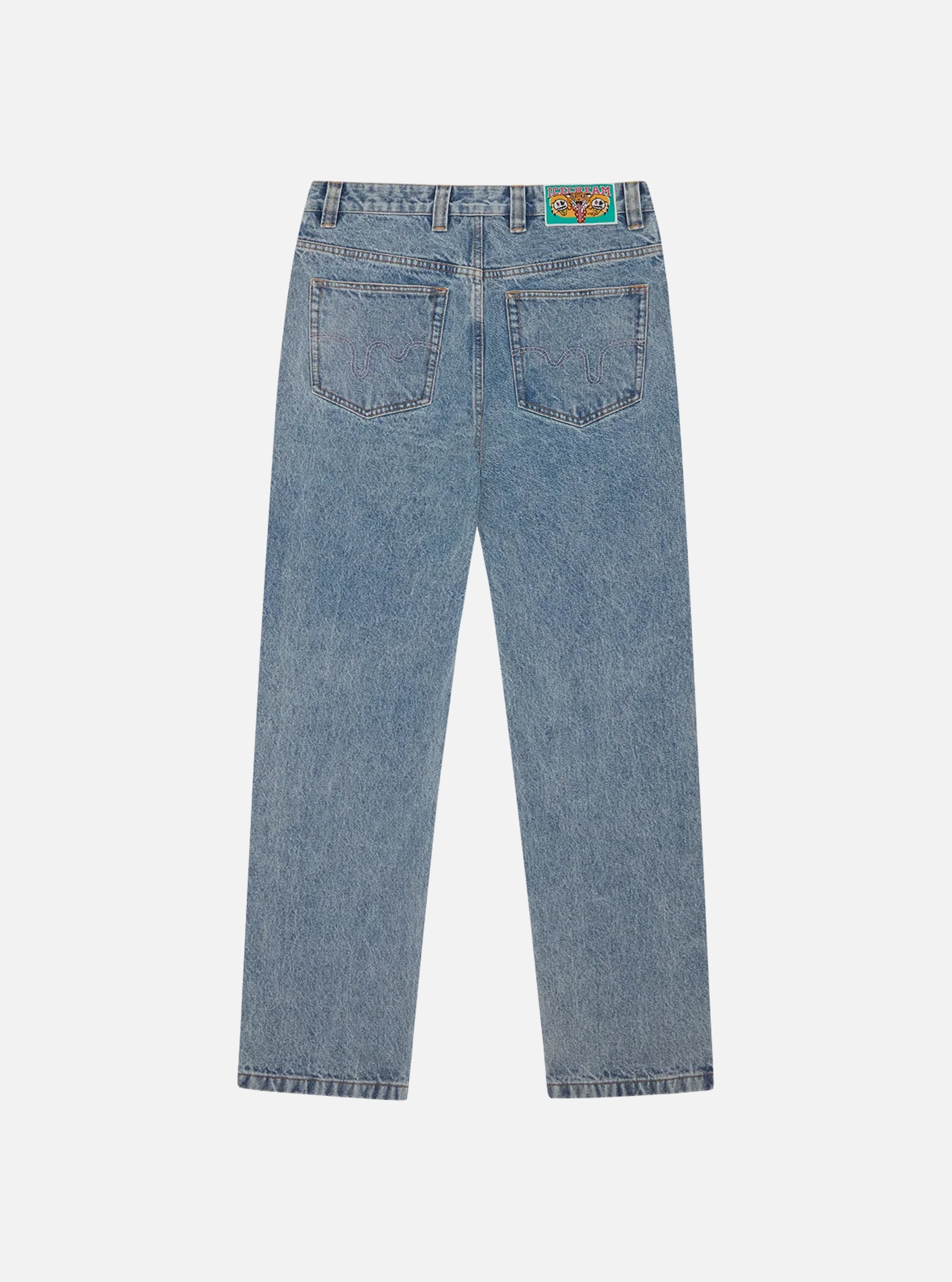 Pantalón Denim Double Scoop Heavy Wash Blue de ICECREAM