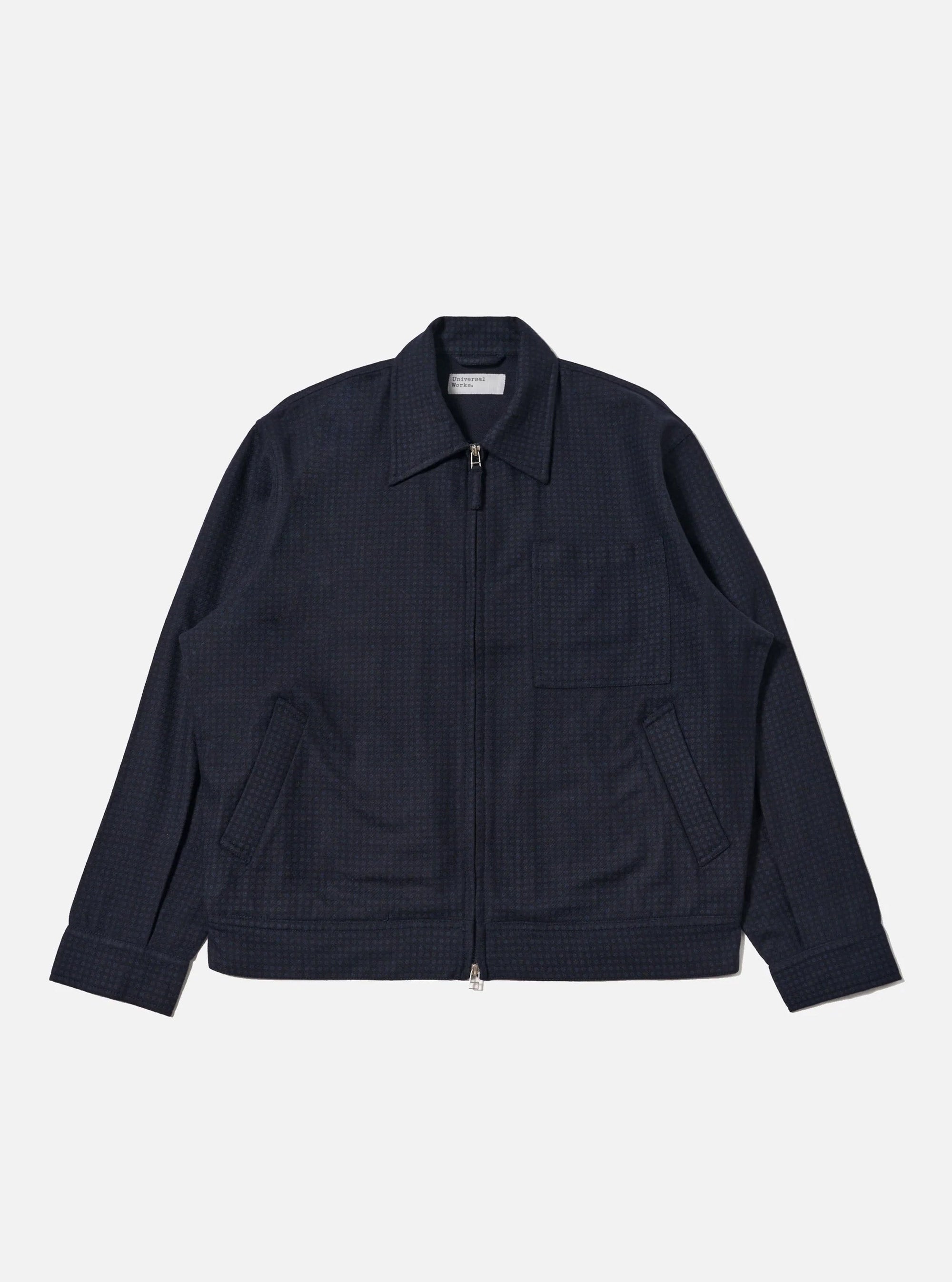 Chaqueta de franela con estampado de lunares de Universal Works