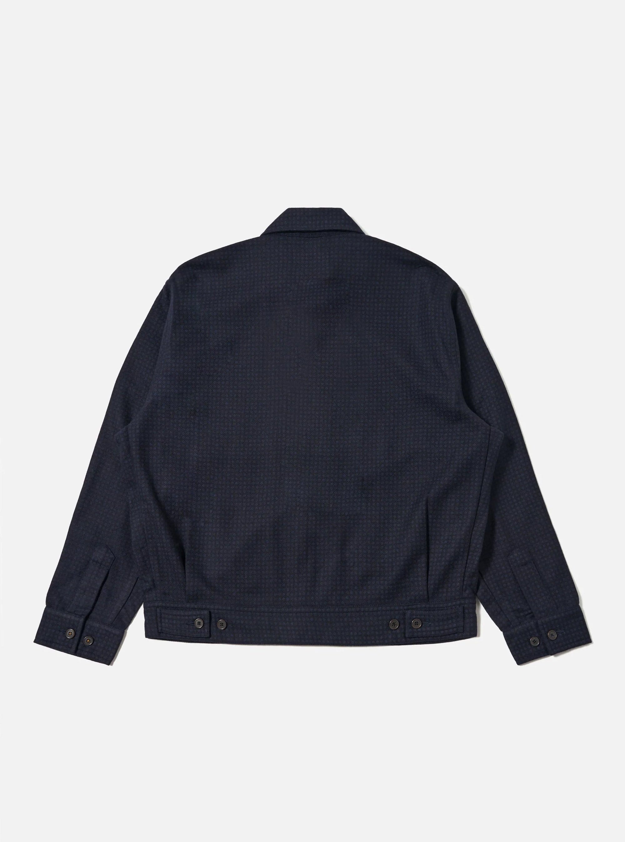 Chaqueta de franela con estampado de lunares de Universal Works