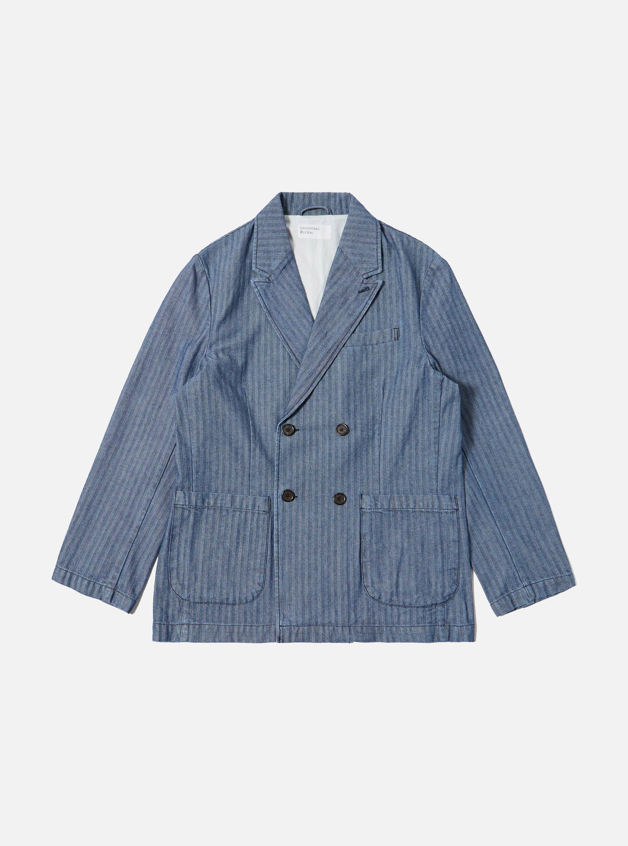 Chaqueta denim cruzada Manor de Universal Works