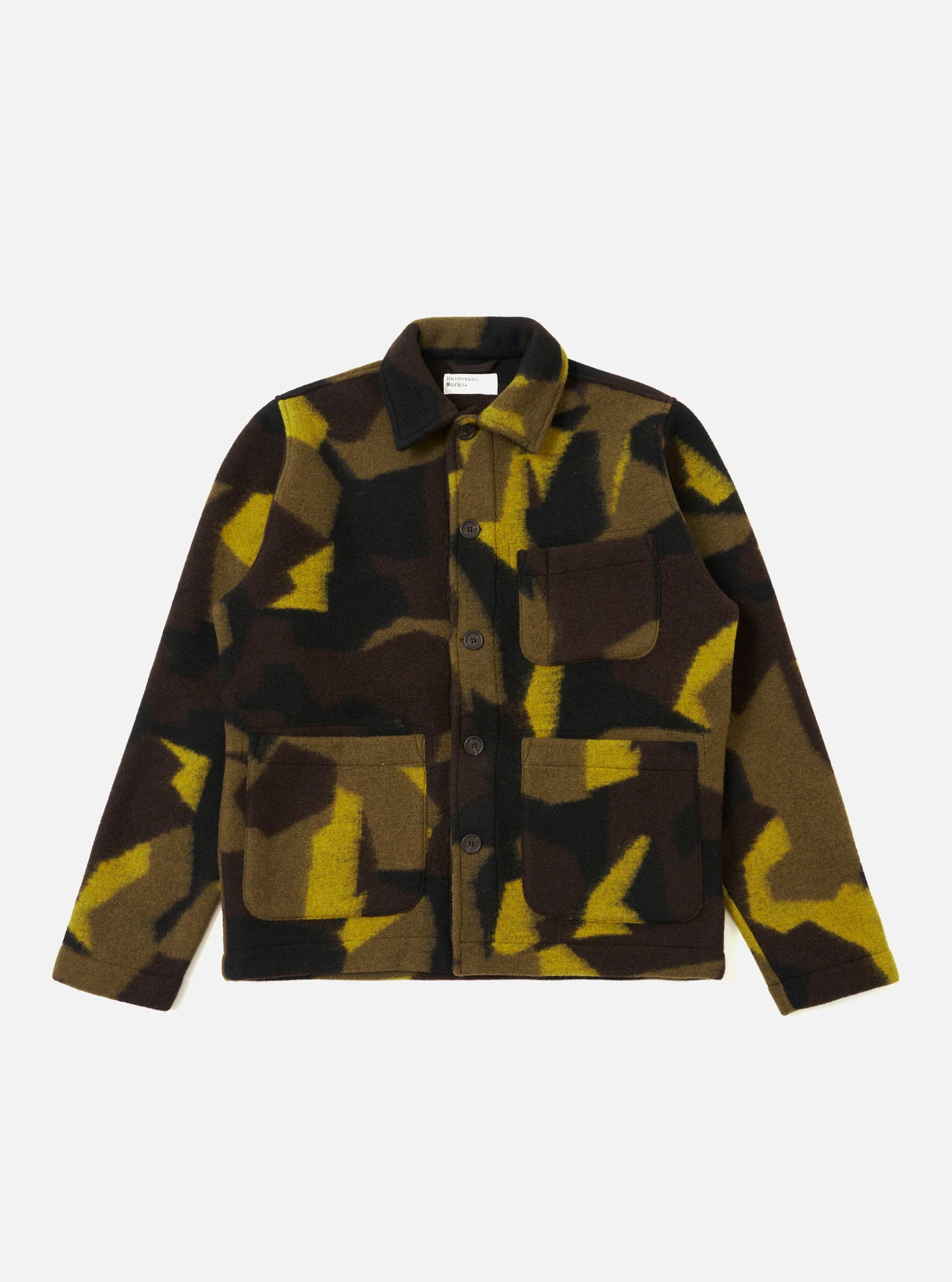 Chaqueta polar camo de Universal Works