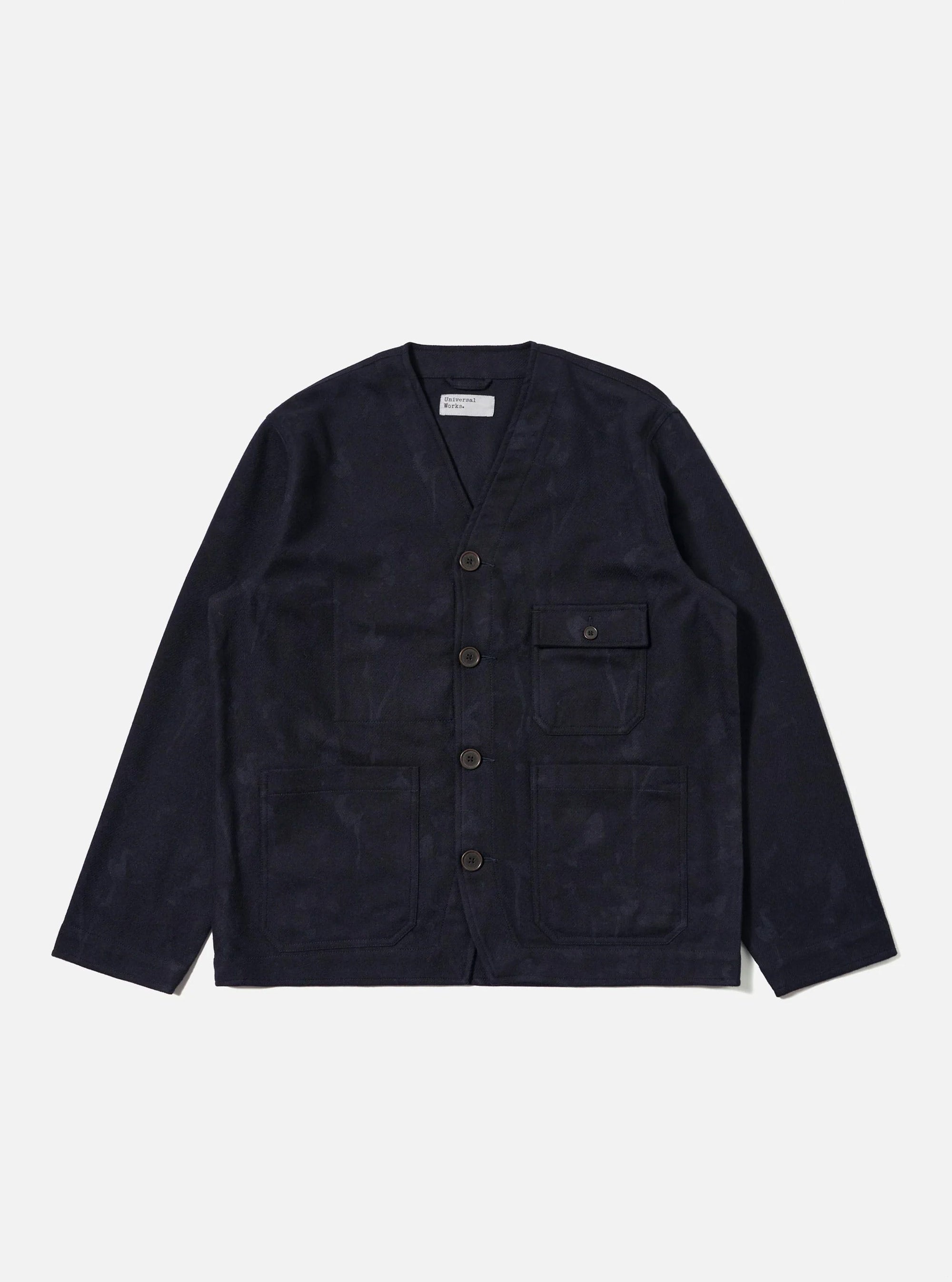 Chaqueta Cabin de franela con estampado floral de Universal Works