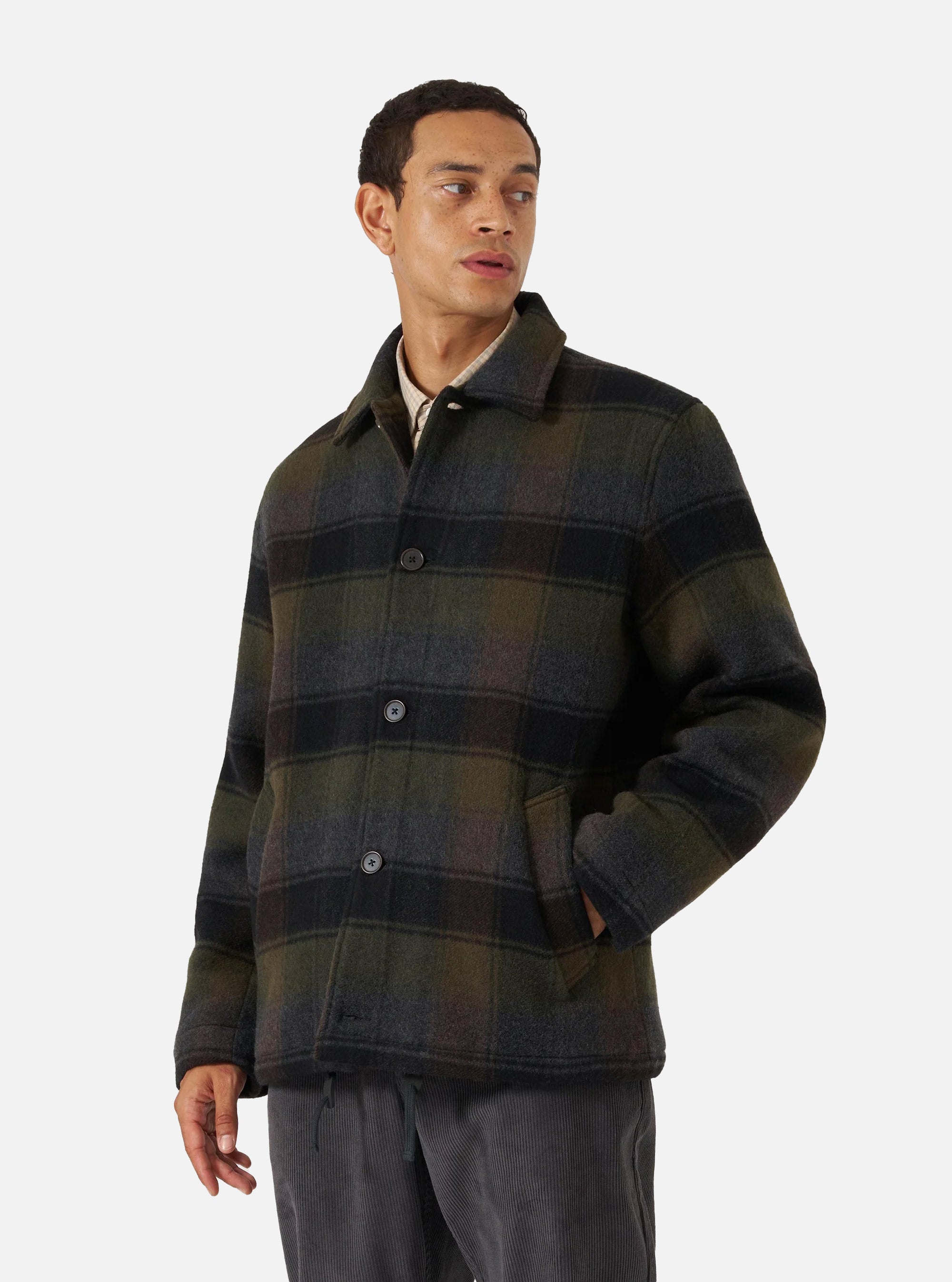 Chaqueta Wayfarer de lana de Universal Works