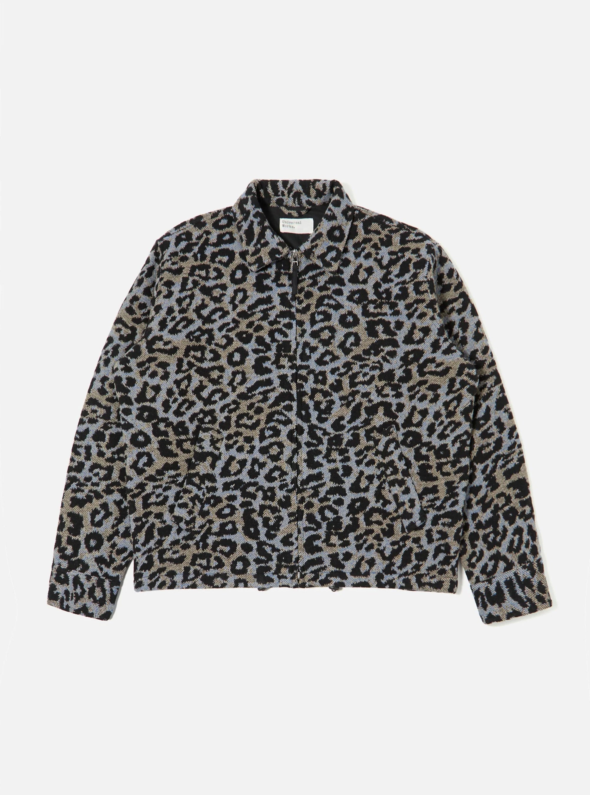 Chaqueta Club en estampado de leopardo de Universal Works